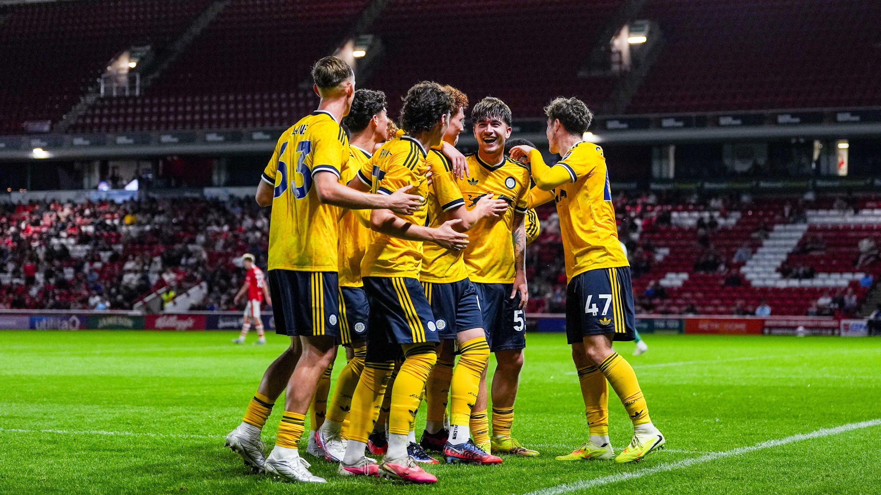 Group celebration vs Barnsley EFL Trophy A Sep 26 goal