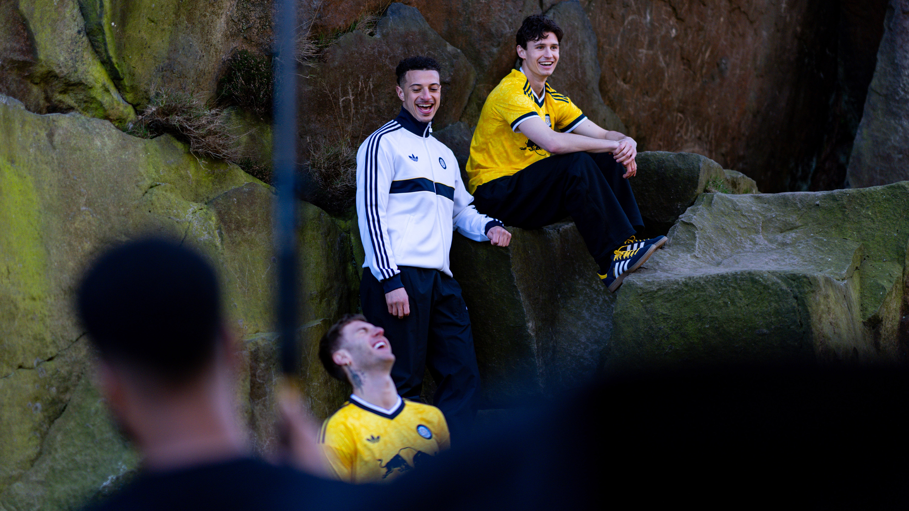 2627 Away Kit Shoot Group Laughing