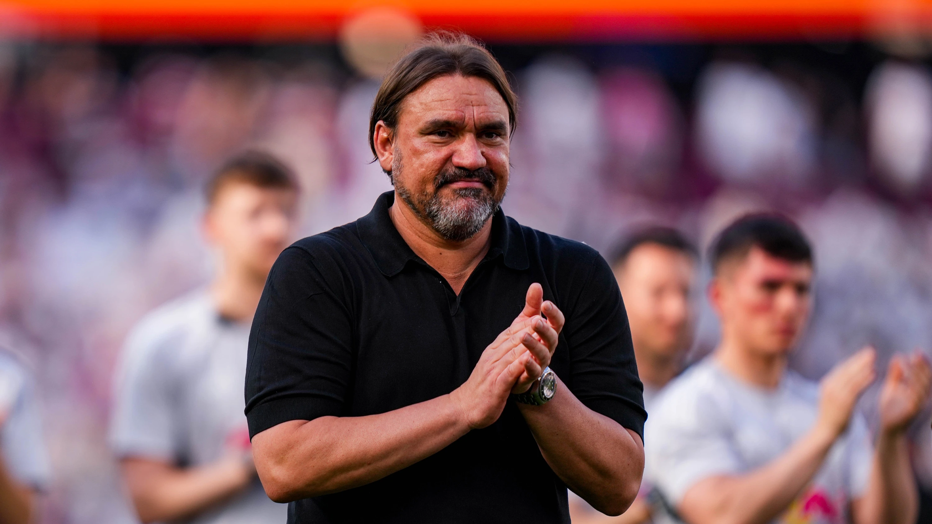 Daniel Farke West Ham May 26 Post Match Clapping