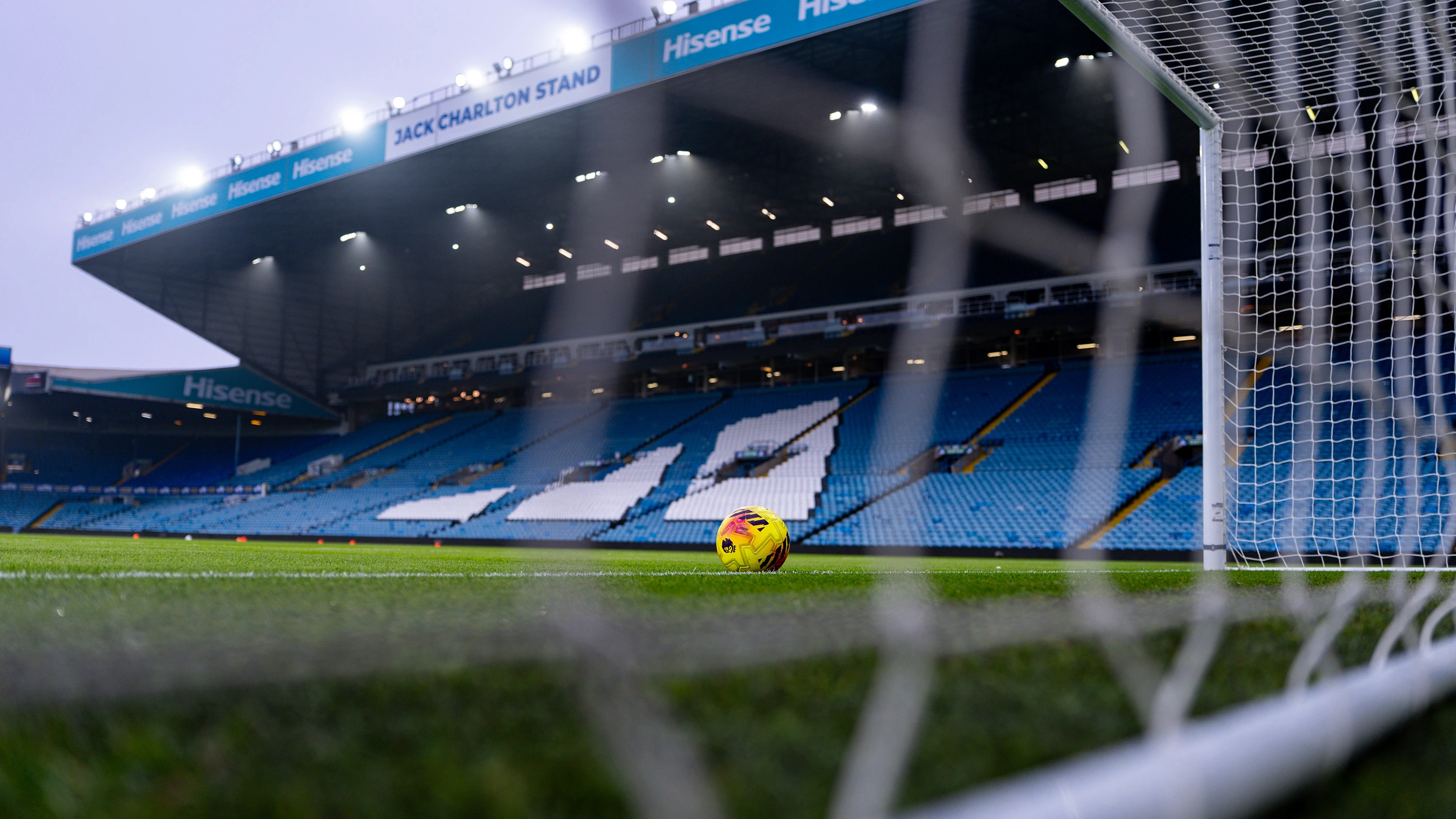 Elland Road daytime rain