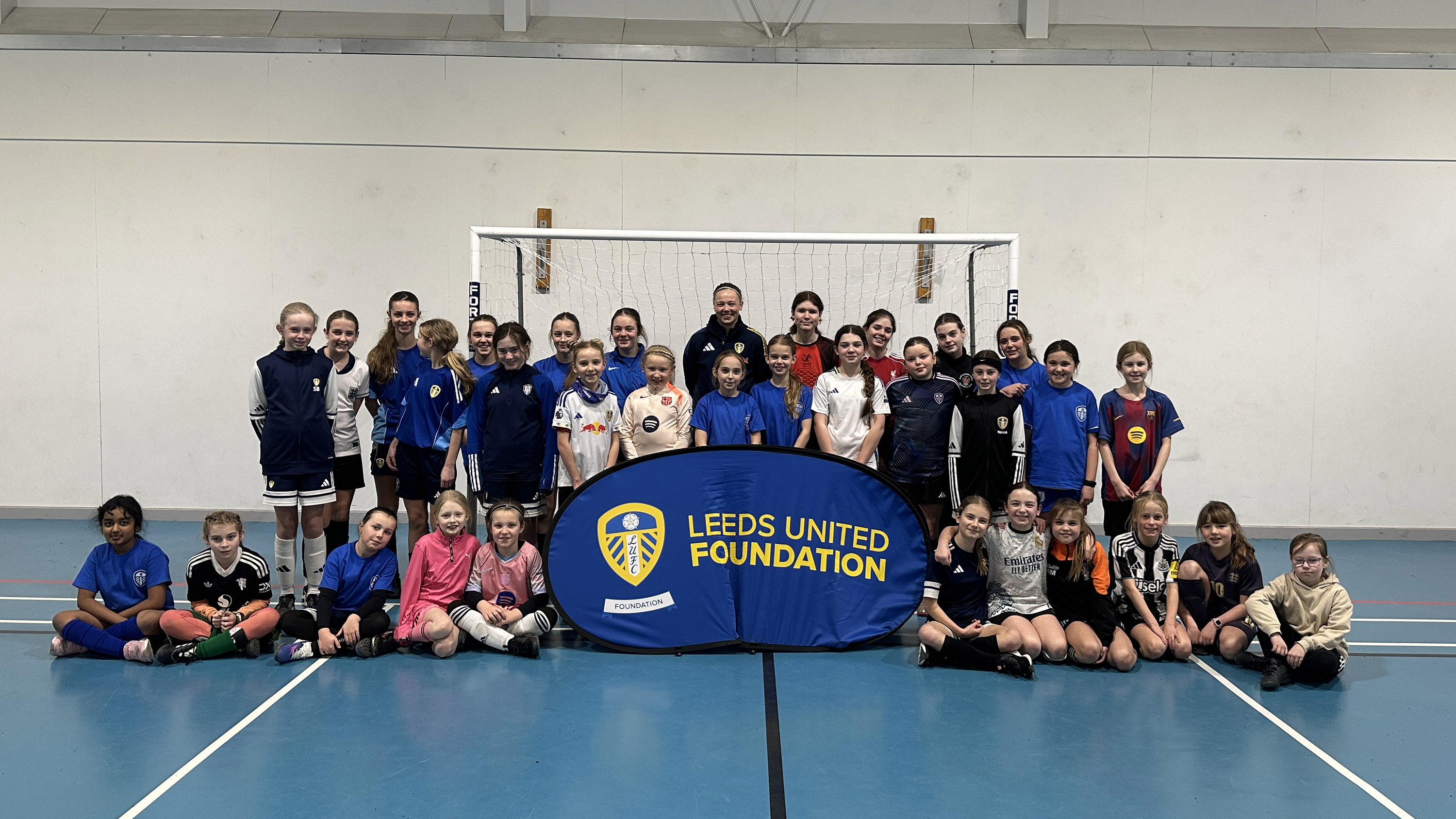 Alice Hughes soccer camp visit