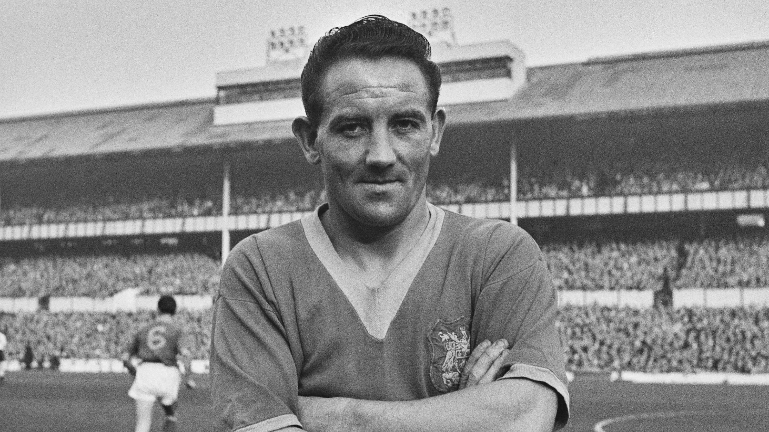Wilbur Cush Tottenham Oct 58 Pre-Match