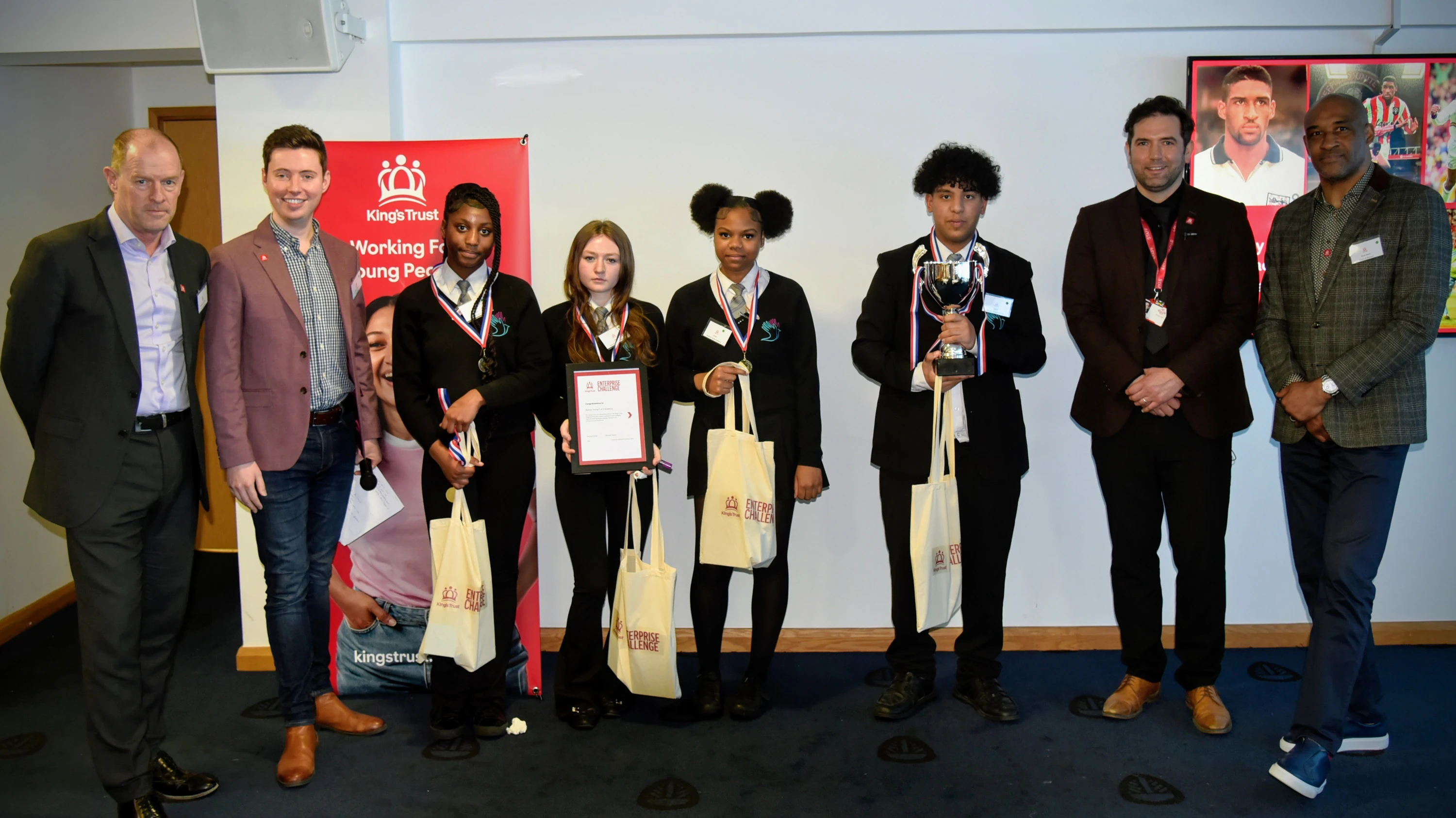 Leeds United Foundation students win King’s Trust event