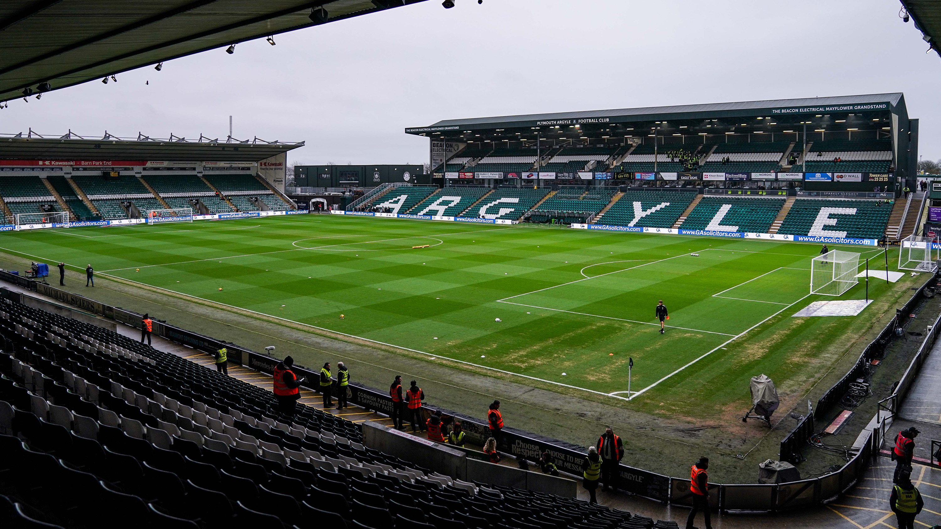 Plymouth Stadium Shot