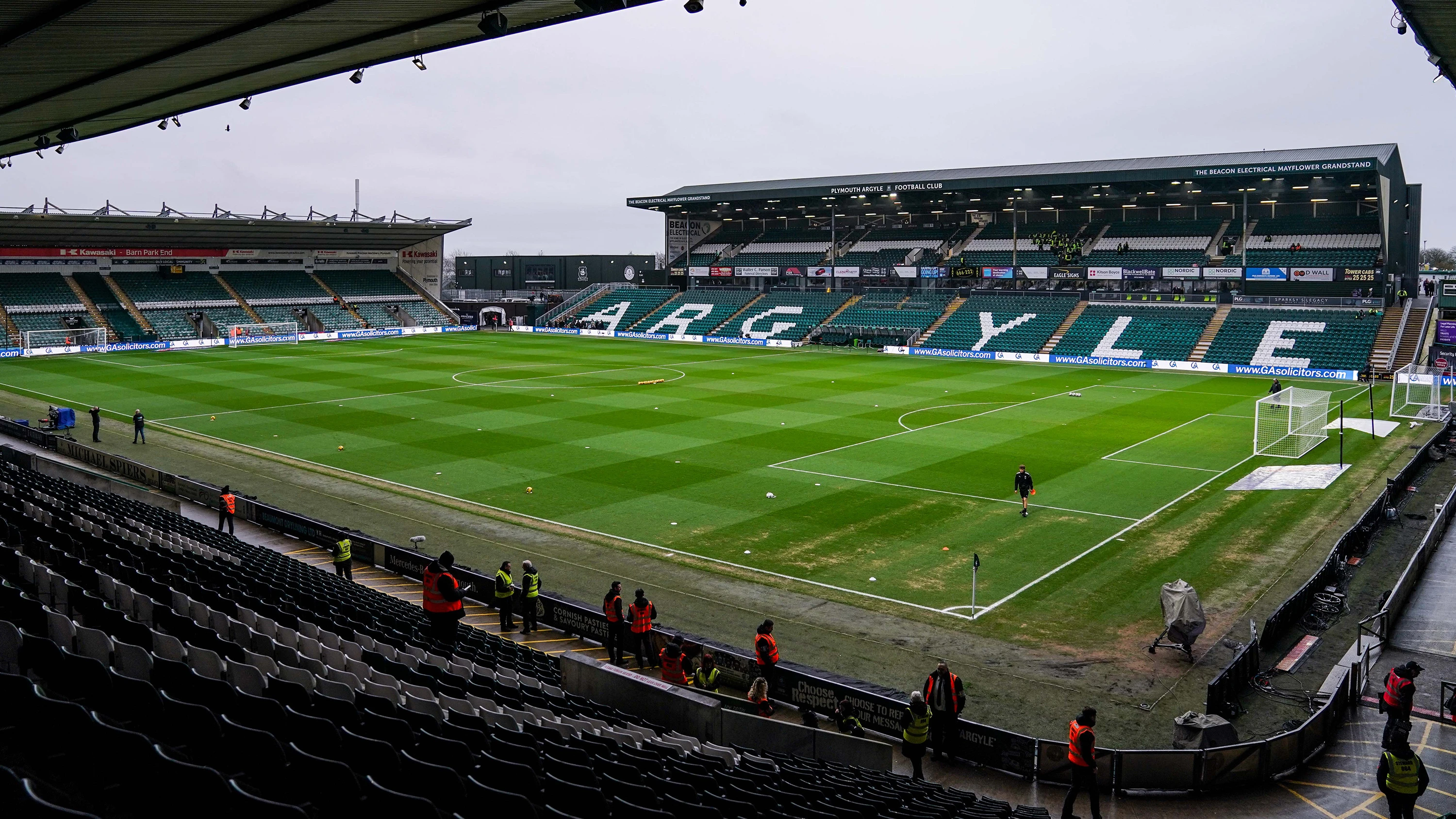 Plymouth Stadium Shot