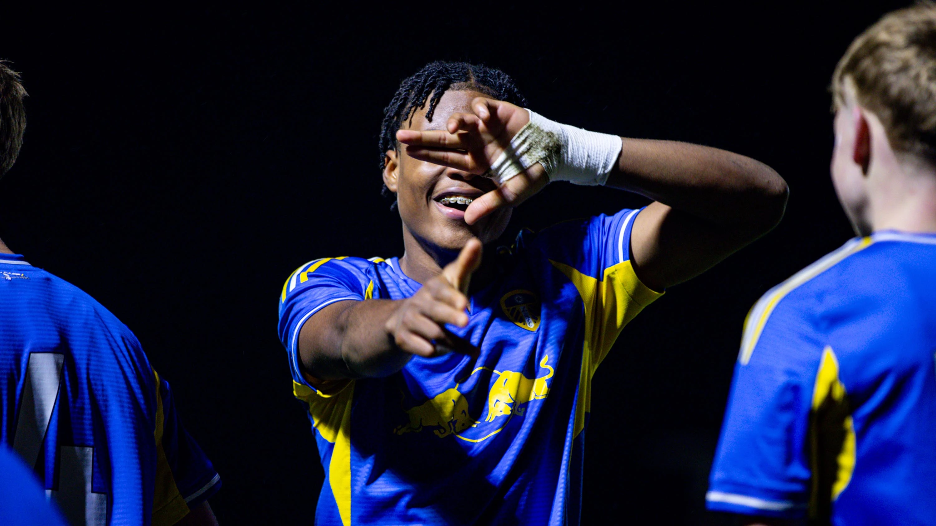 Njinko celebration vs Bristol City U18s