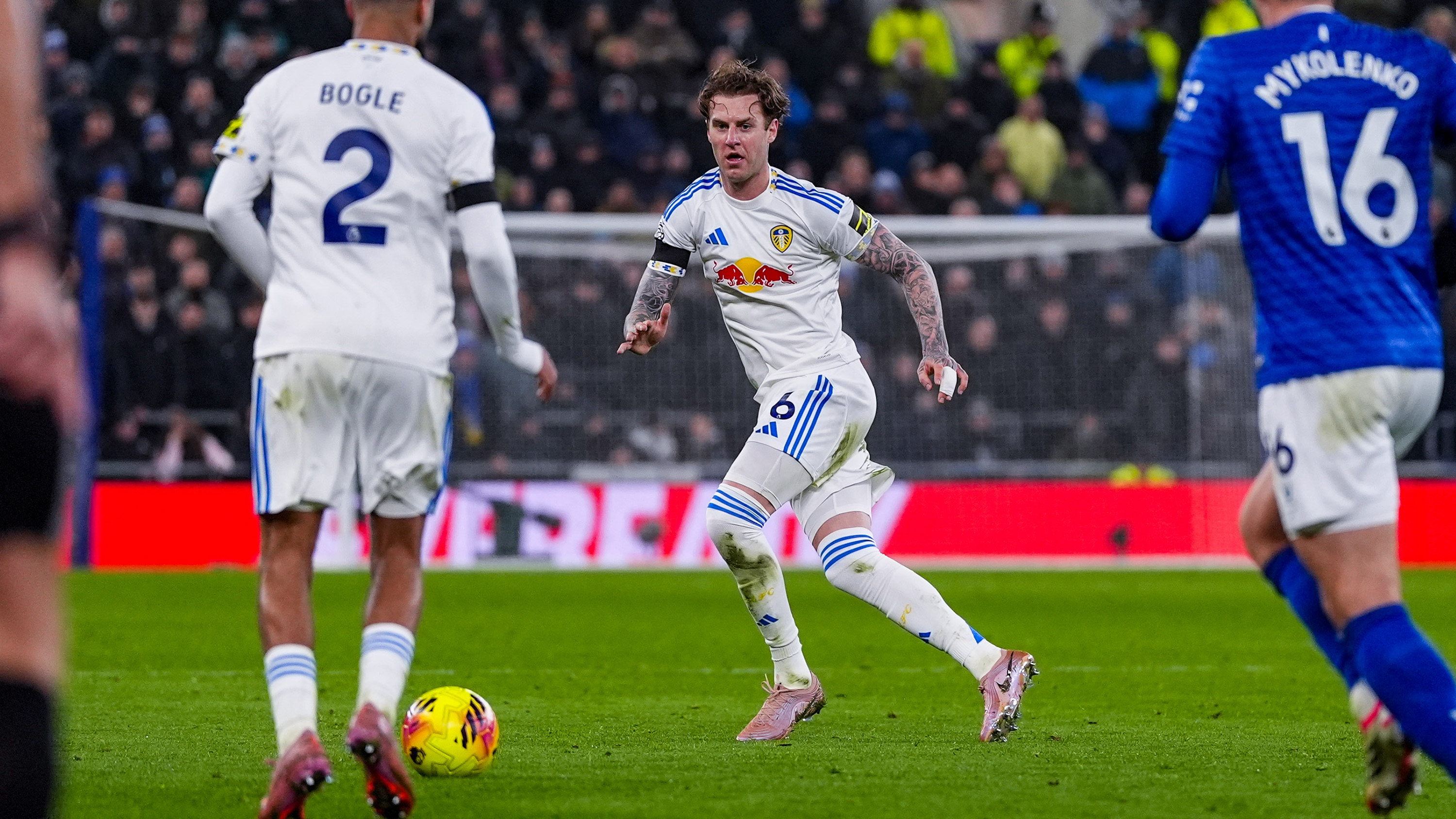 Joe Rodon Everton Jan 26 Dribbling