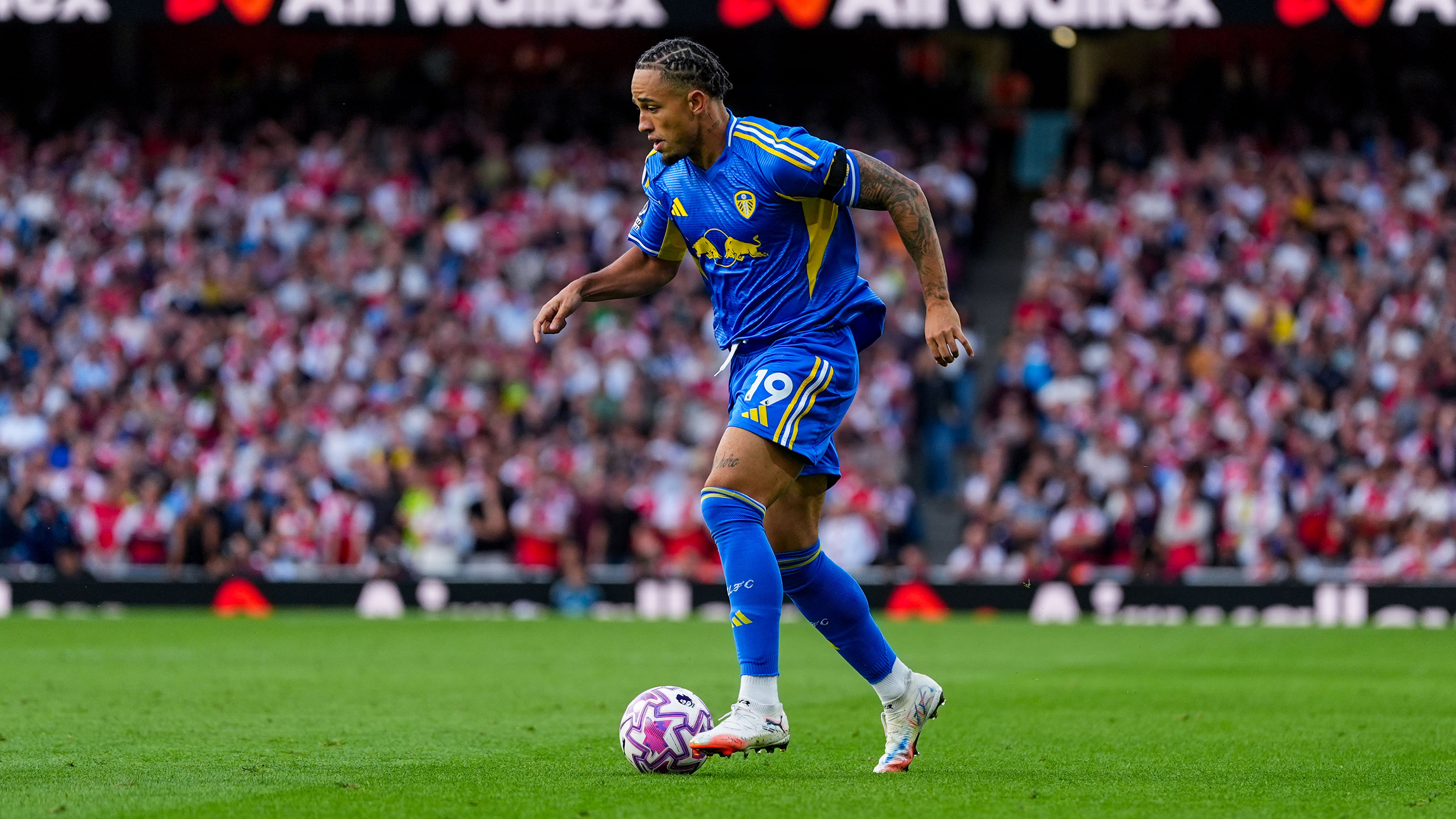 Noah Okafor v Arsenal, away, August 2025