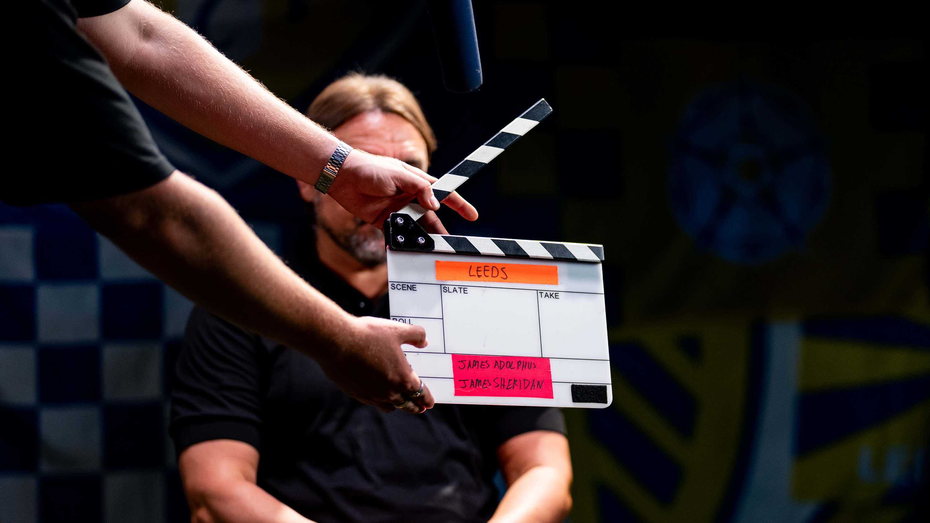 Daniel Farke Media Day Aug 26 Premier League Clapper Board