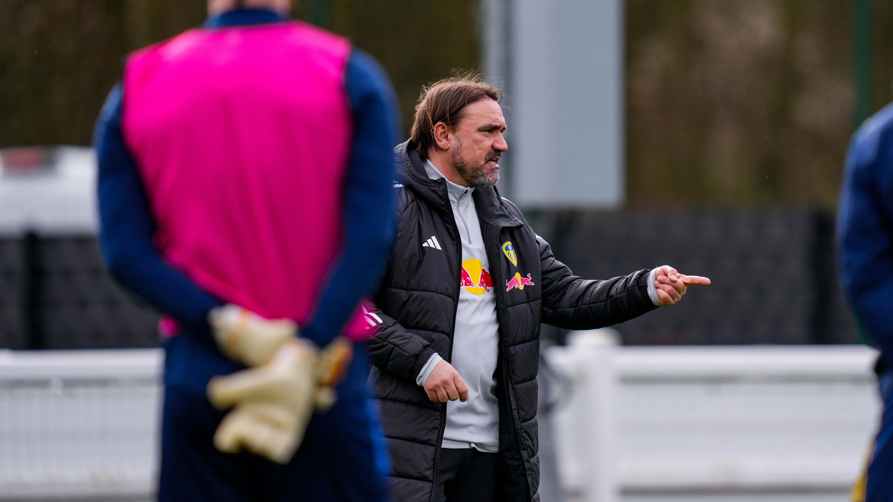Daniel Farke pre West Ham FAC training
