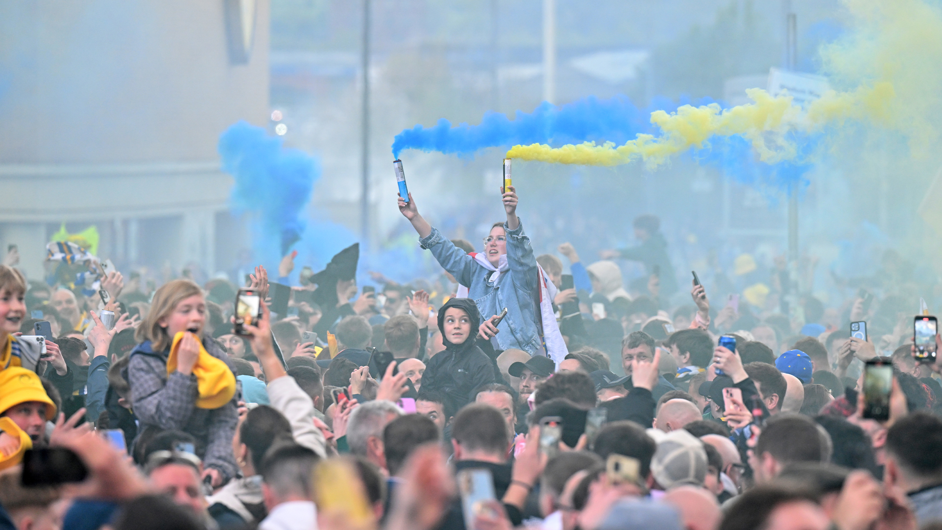 Fans Celebrating Promotion Stoke