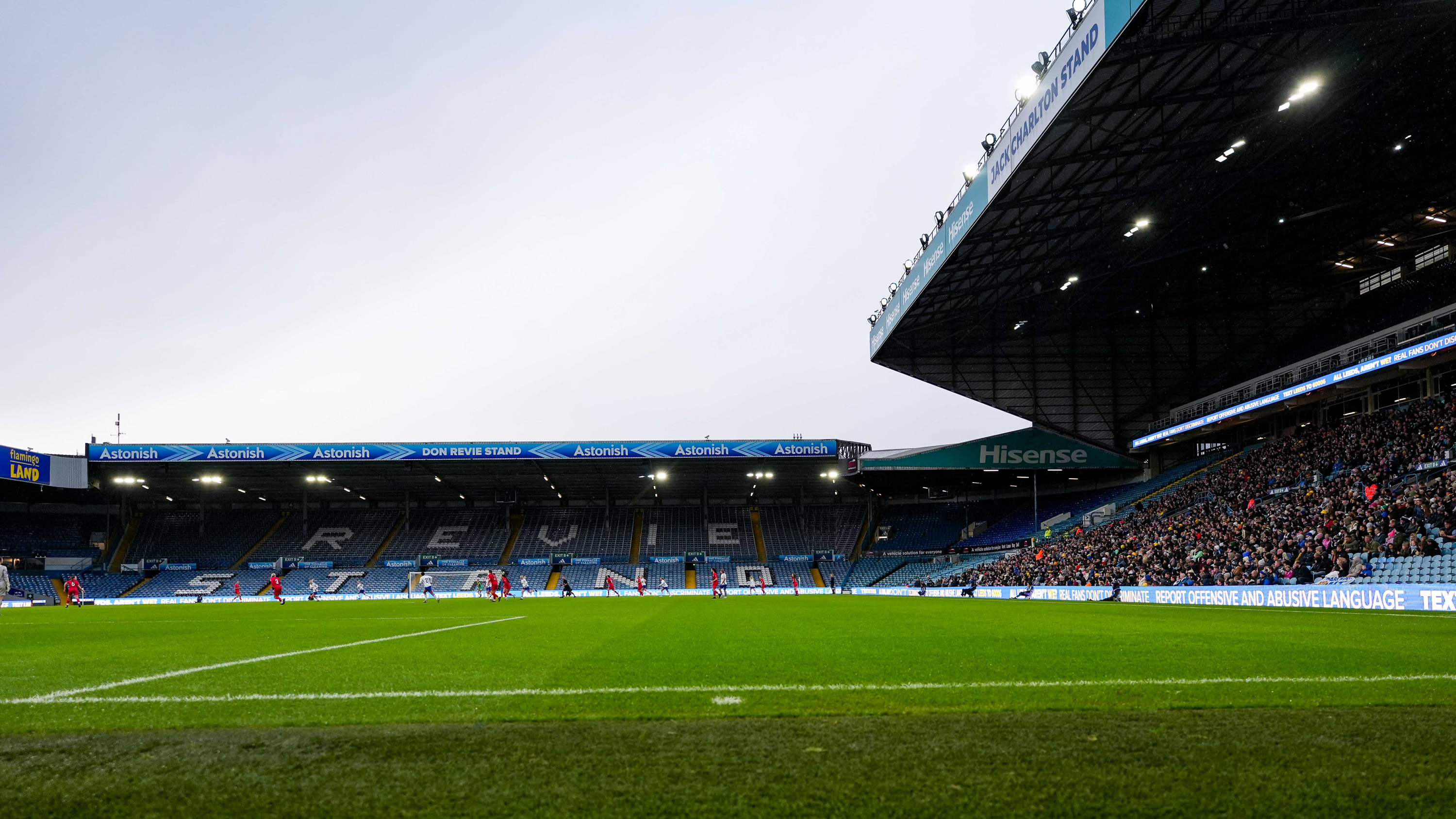 Elland Road fans for Women game