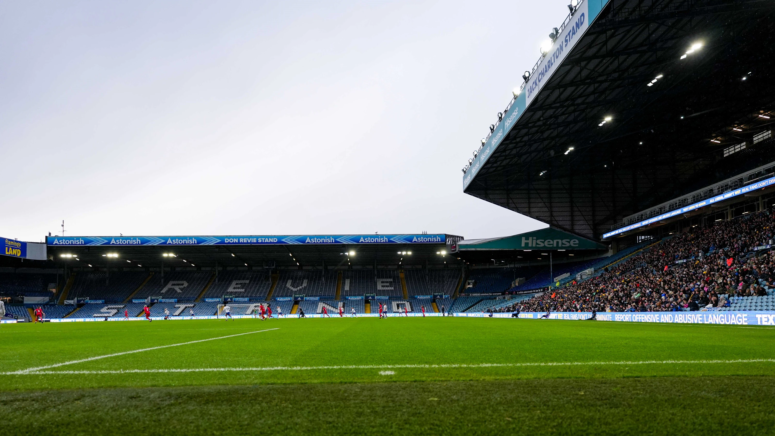 Elland Road fans for Women game