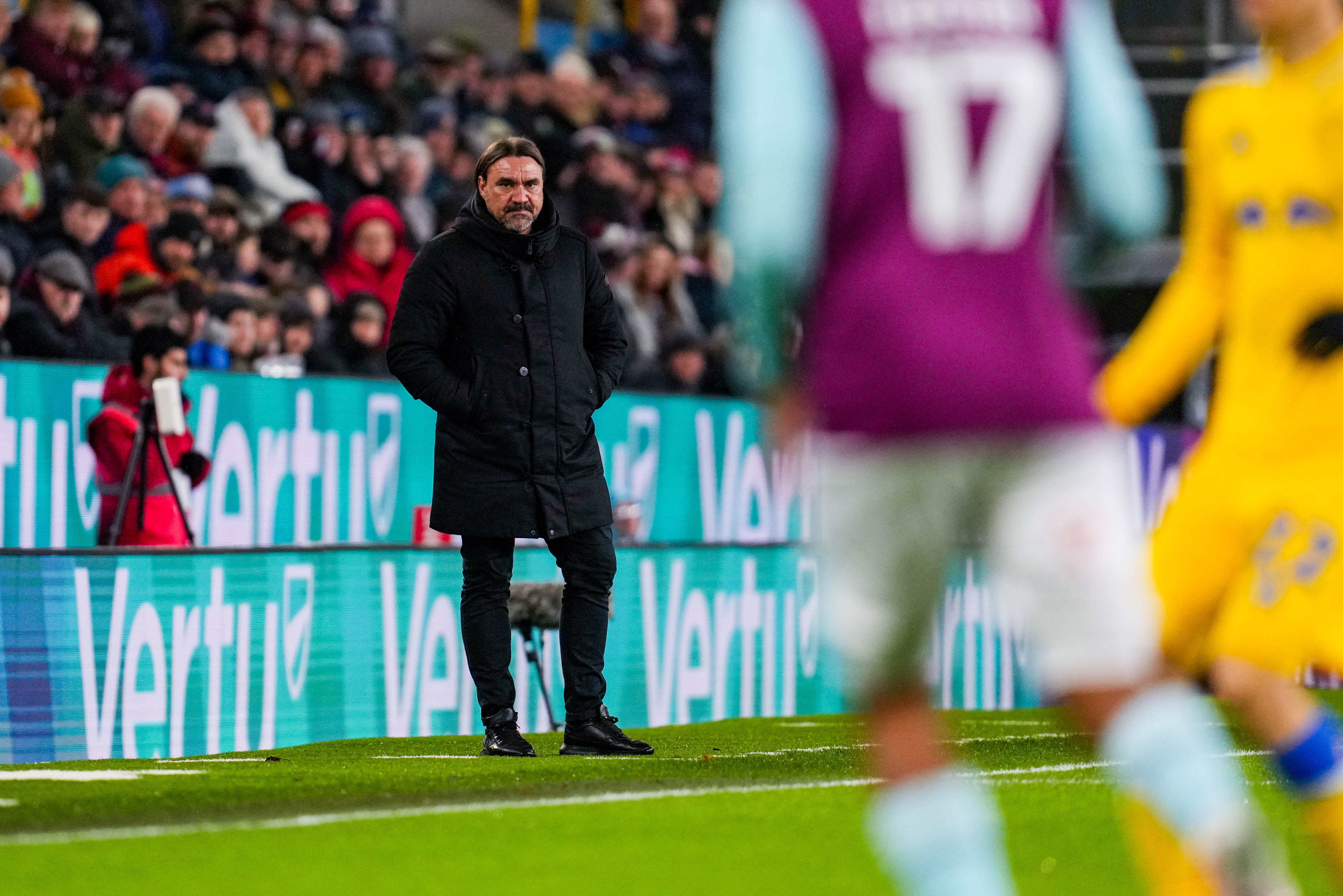Daniel Farke at Turf Moor
