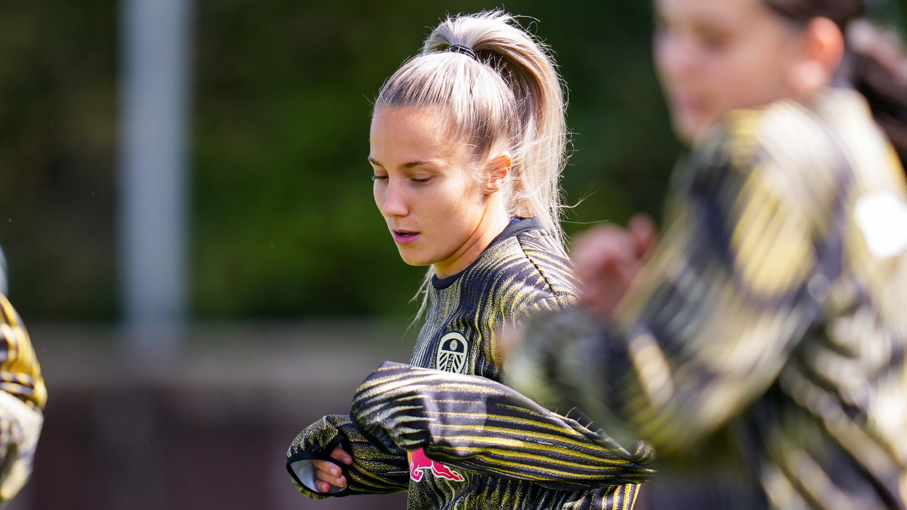 Darcie Greene Warming Up