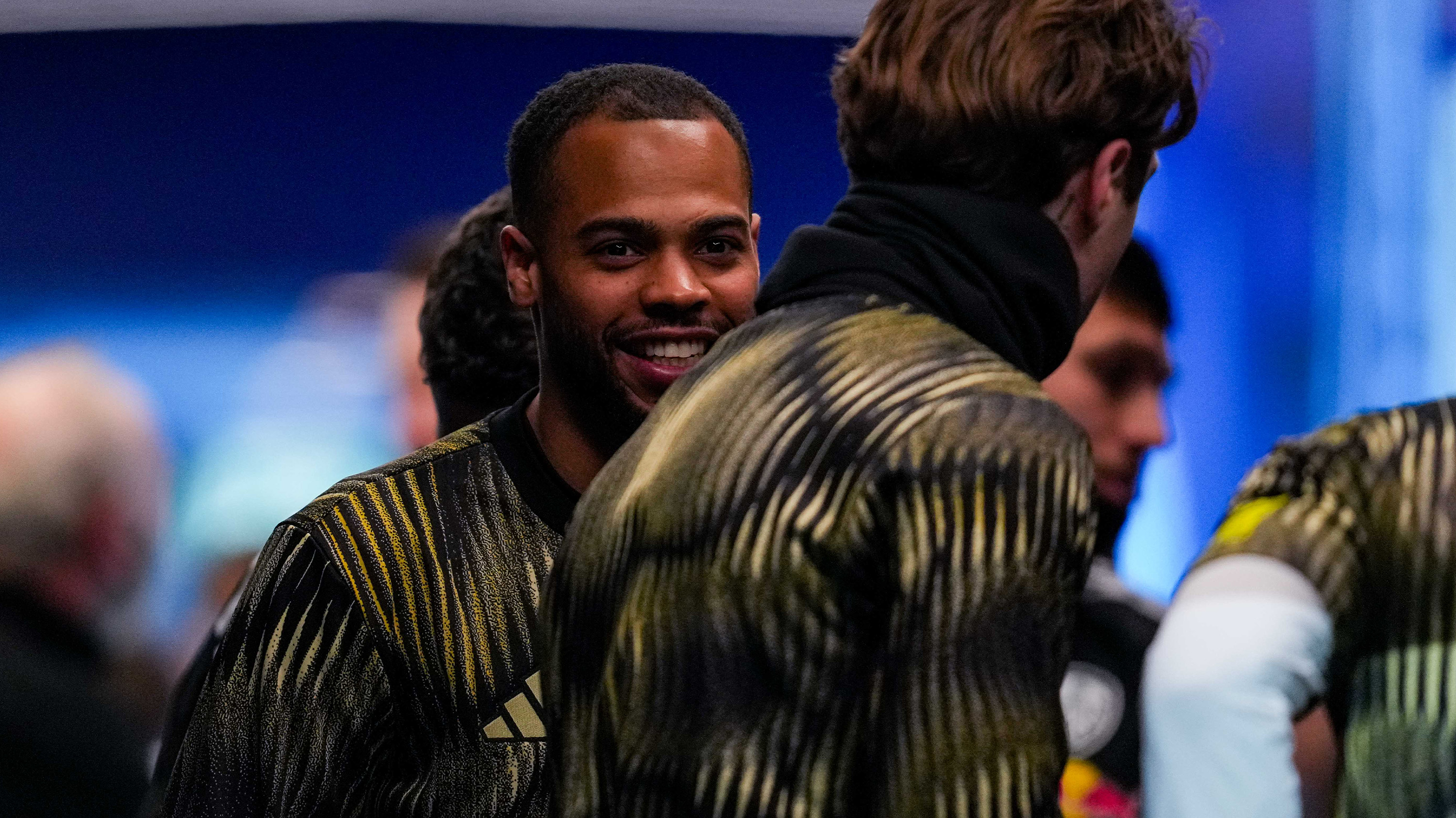 Lukas Nmecha Everton Jan 26 Warm Ups