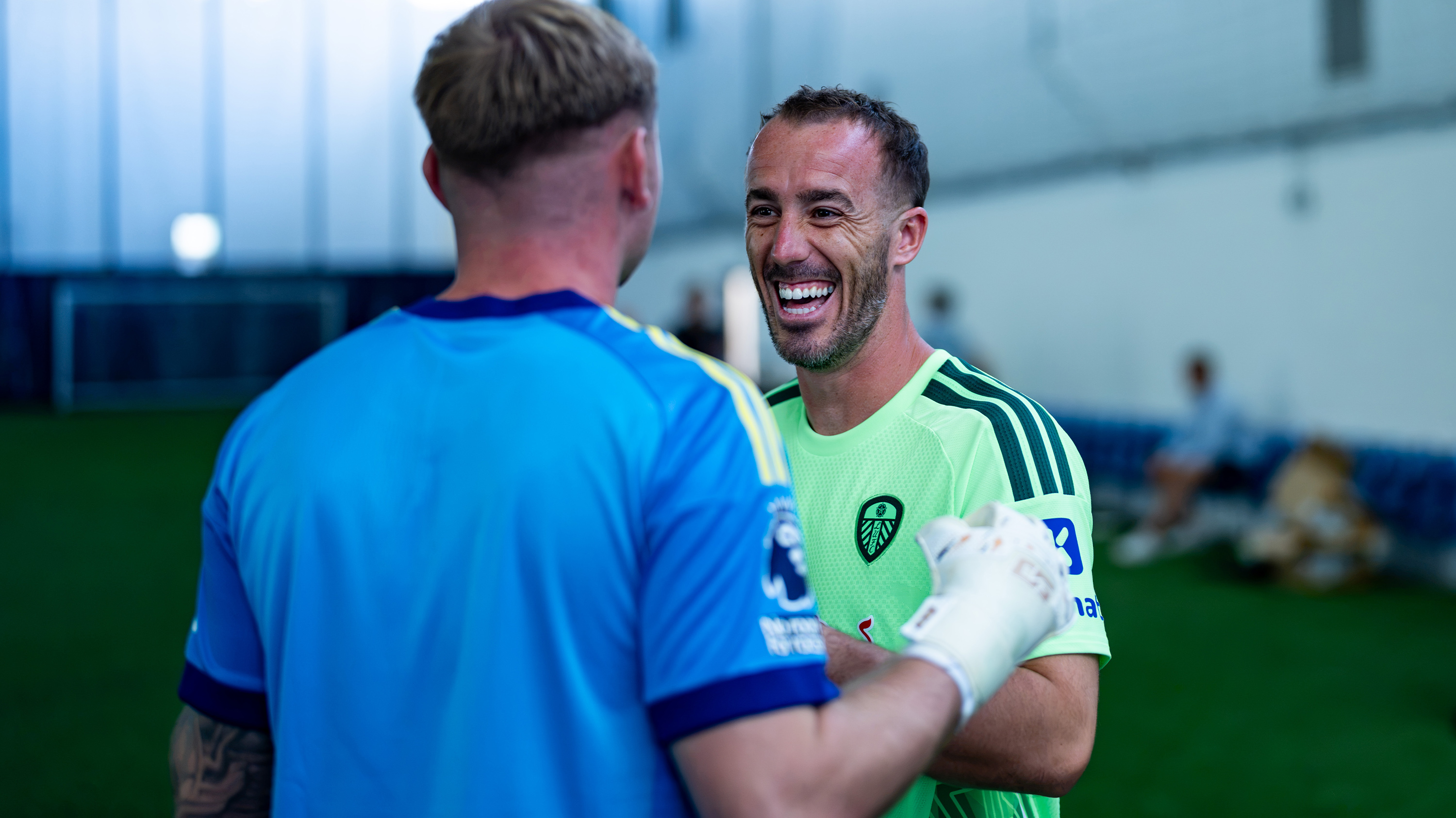 Alex Cairns Media Day Aug 26 Laughing with Rory