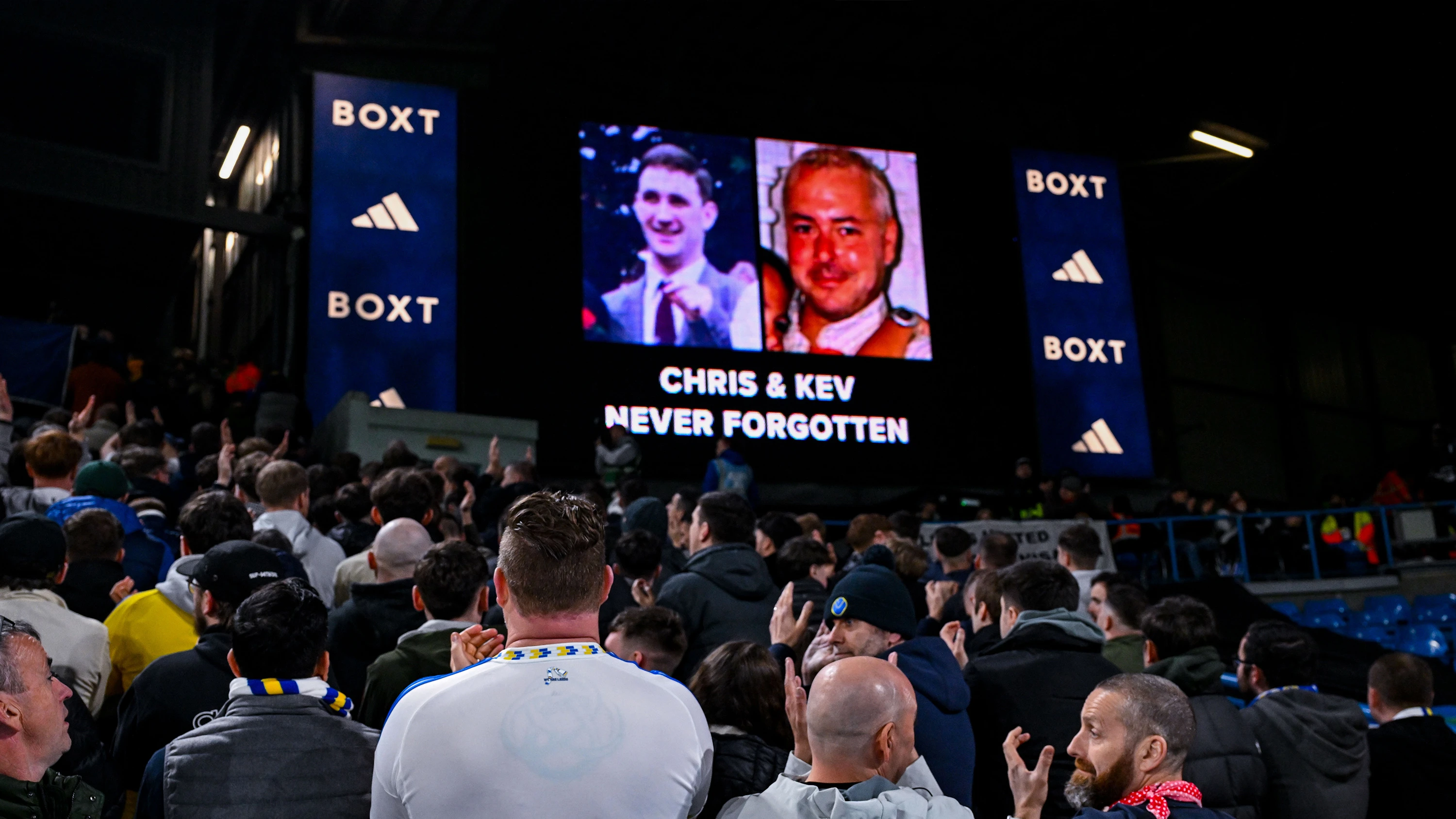 Chris and Kev Brentford Mar 26 Backs Turned