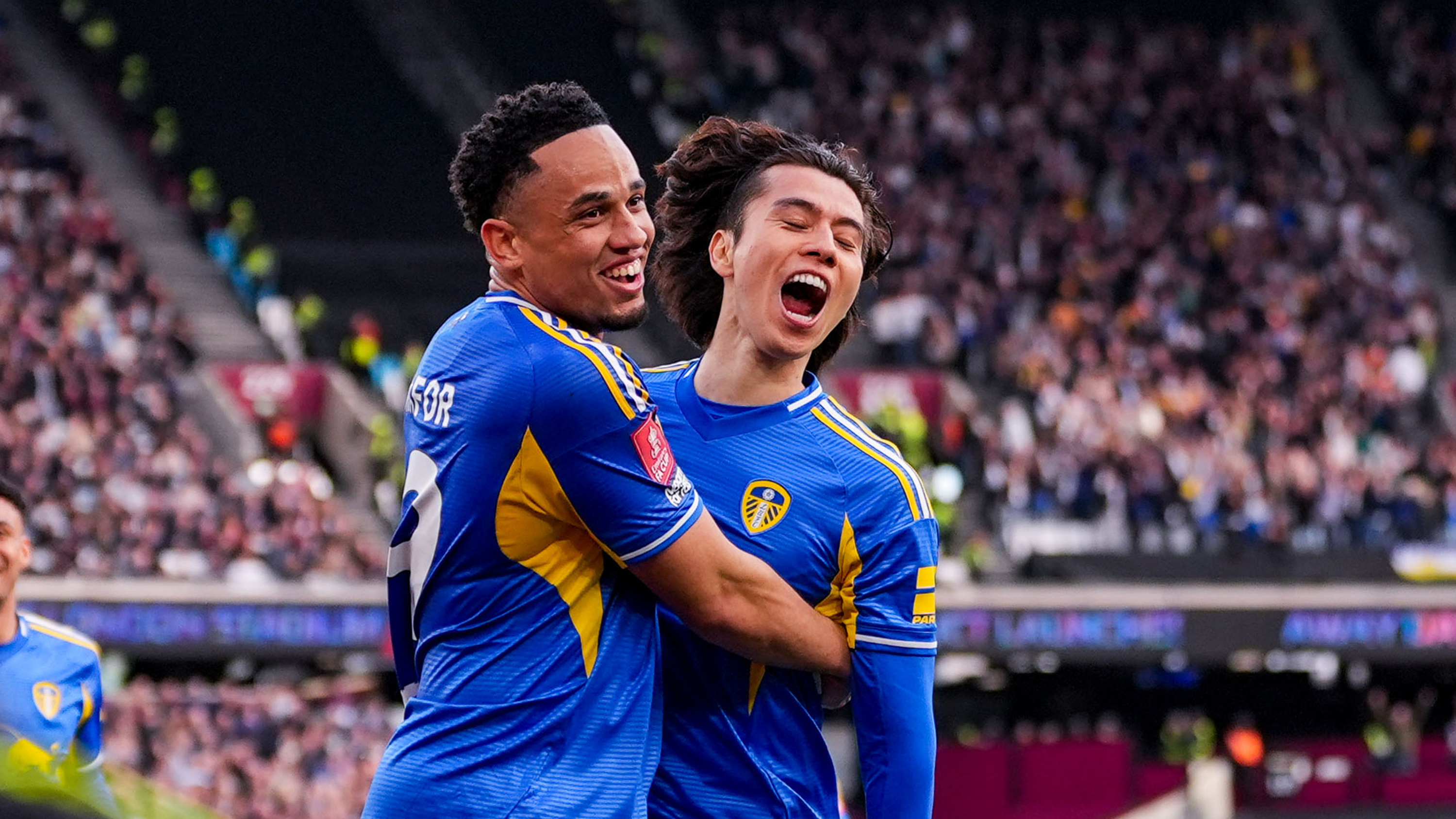 Okafor Tanaka West Ham Apr 26 Celebrating
