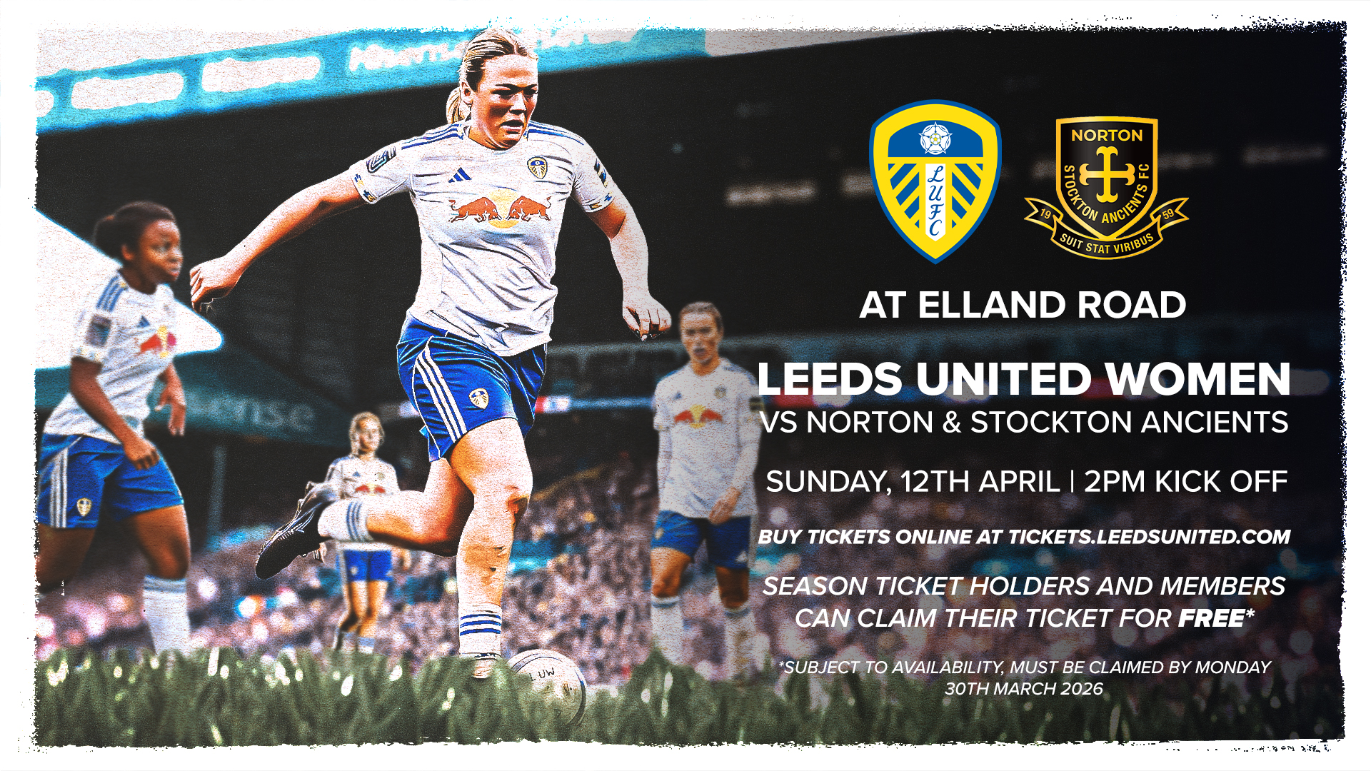 Leeds United Women Elland Road 2026