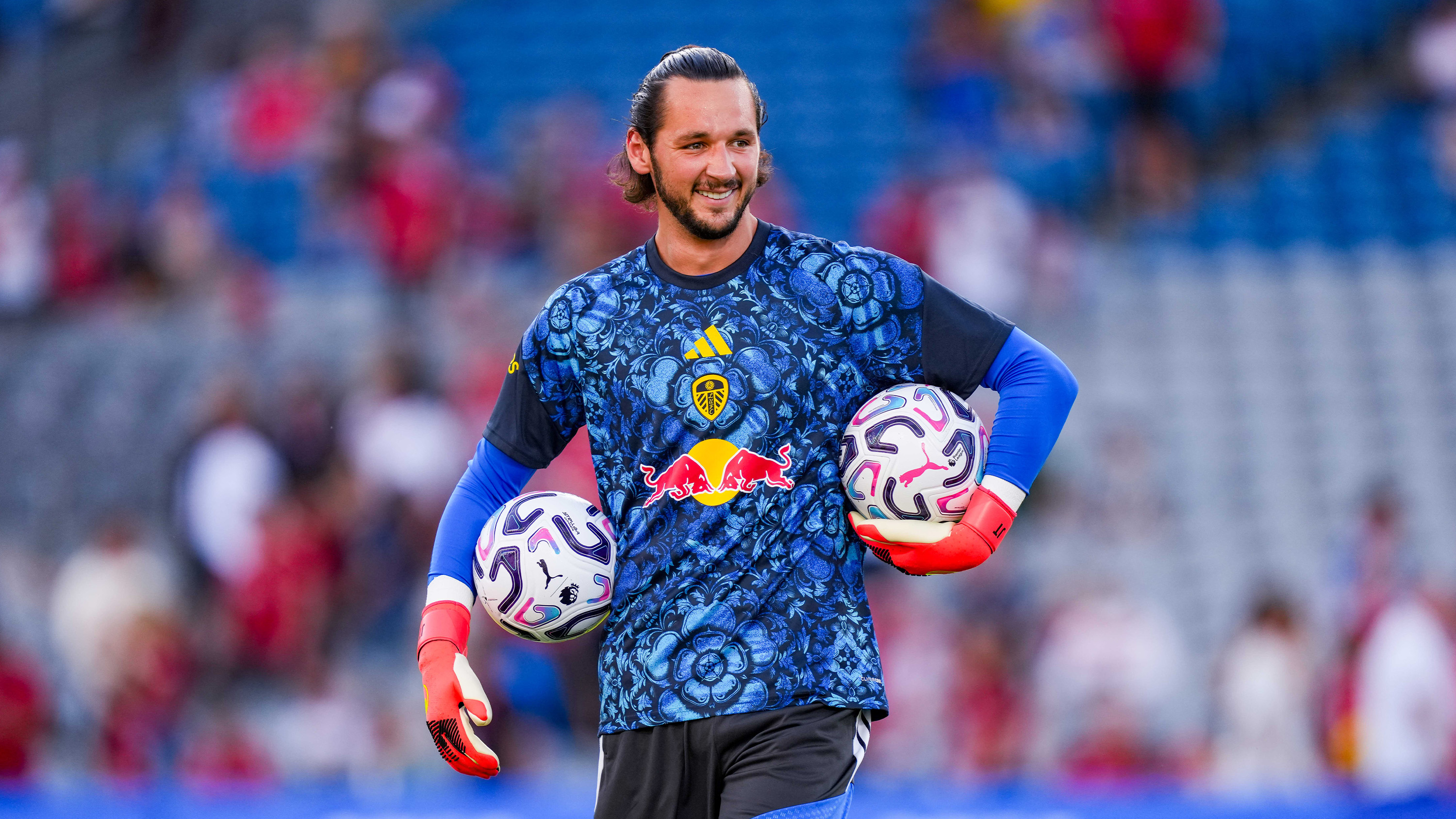 James Trafford Man Utd Aug 26 Warming Up