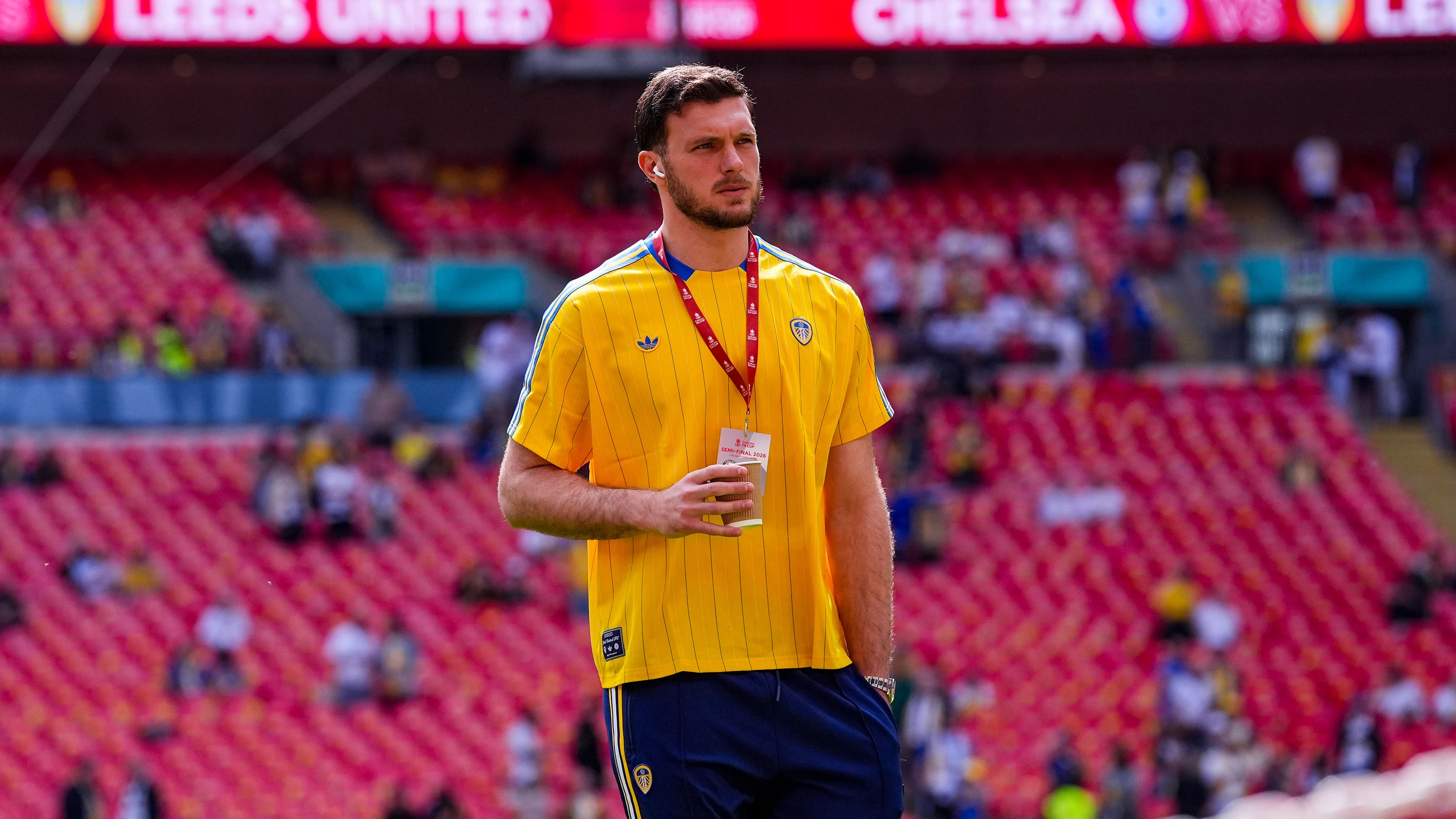 Lucas Perri Wembley arrival