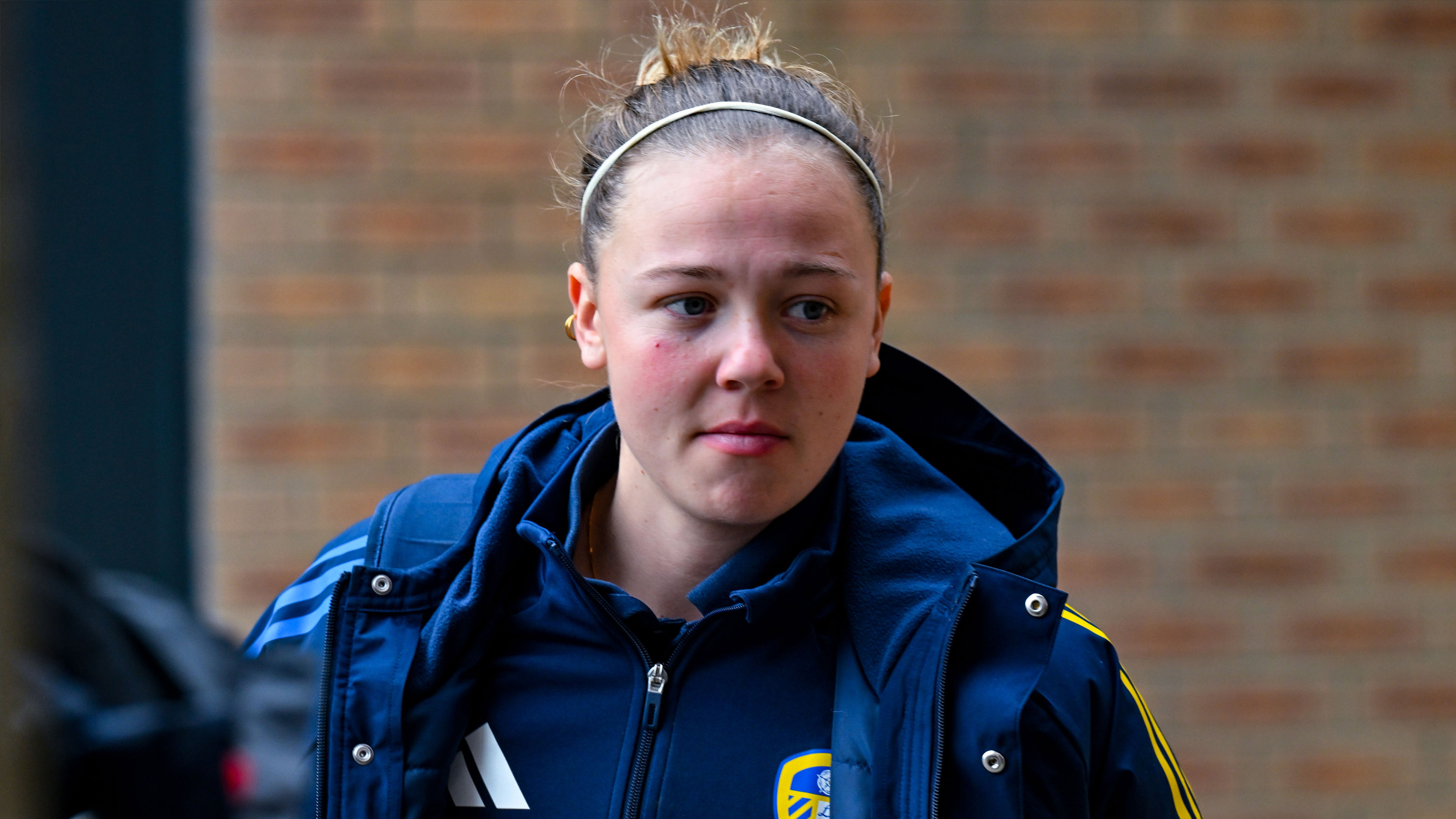 Alice Hughes arrivals vs West Brom