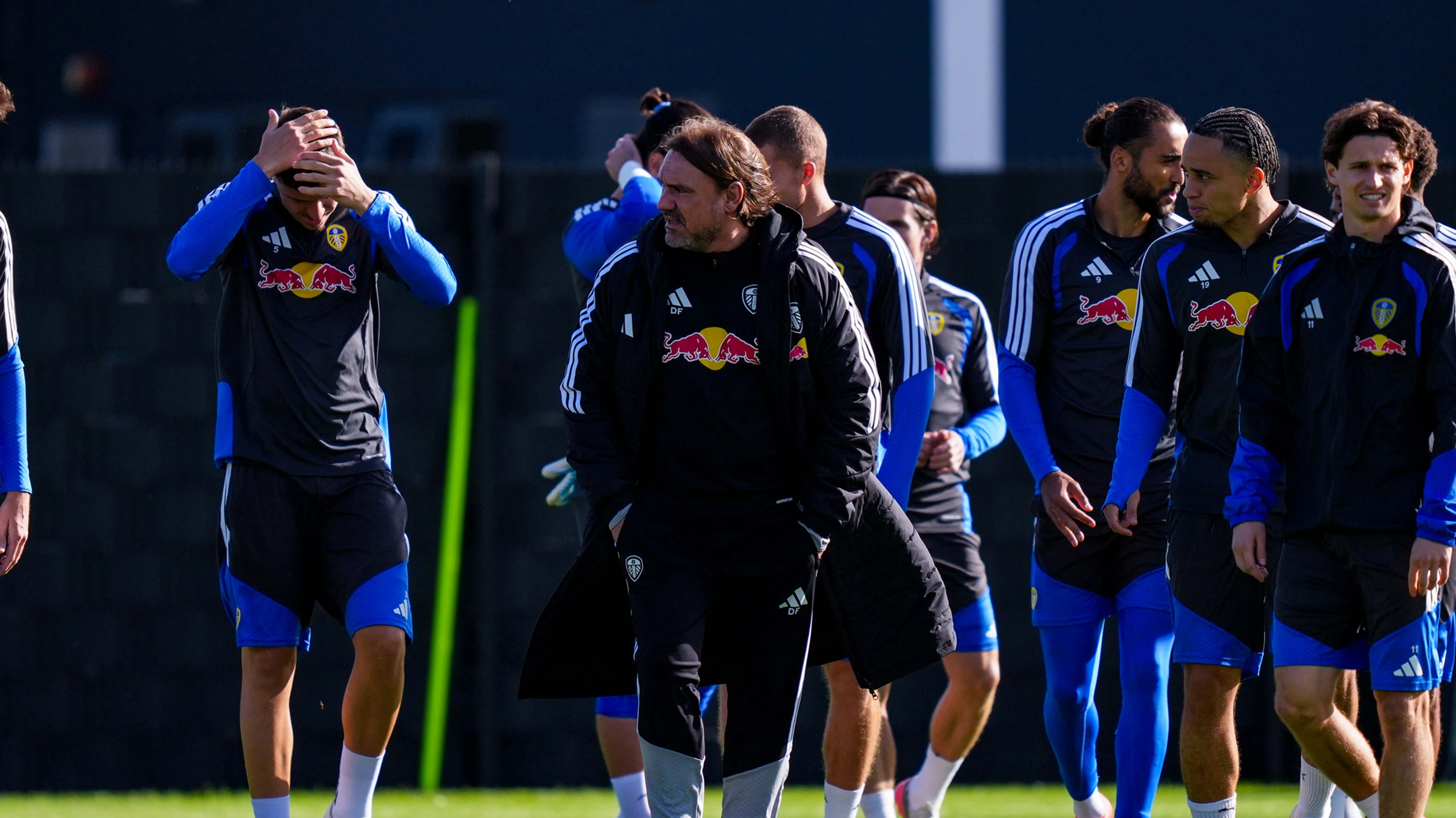 Daniel Farke training Oct 26
