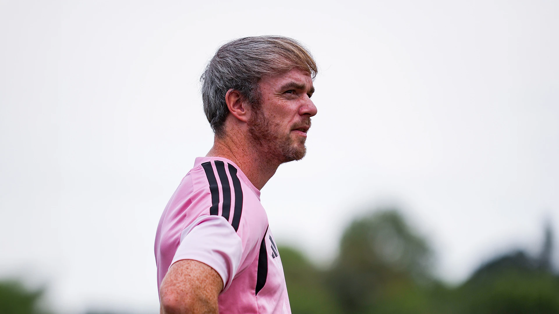 Scott Gardner Stoke City U21 Aug 26 Watching warmups