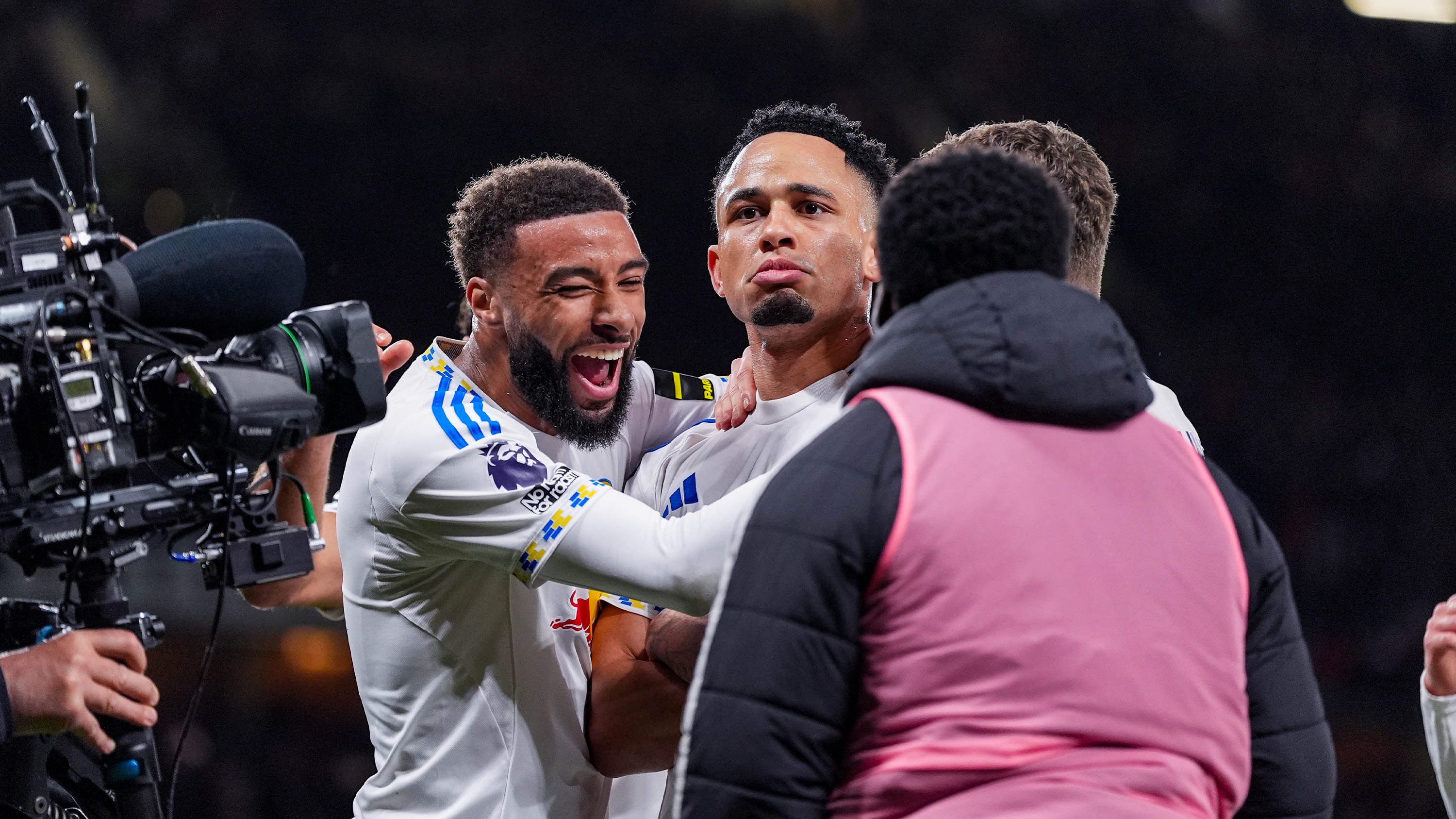 Okafor Bogle Man Utd Apr 26 Celebrating