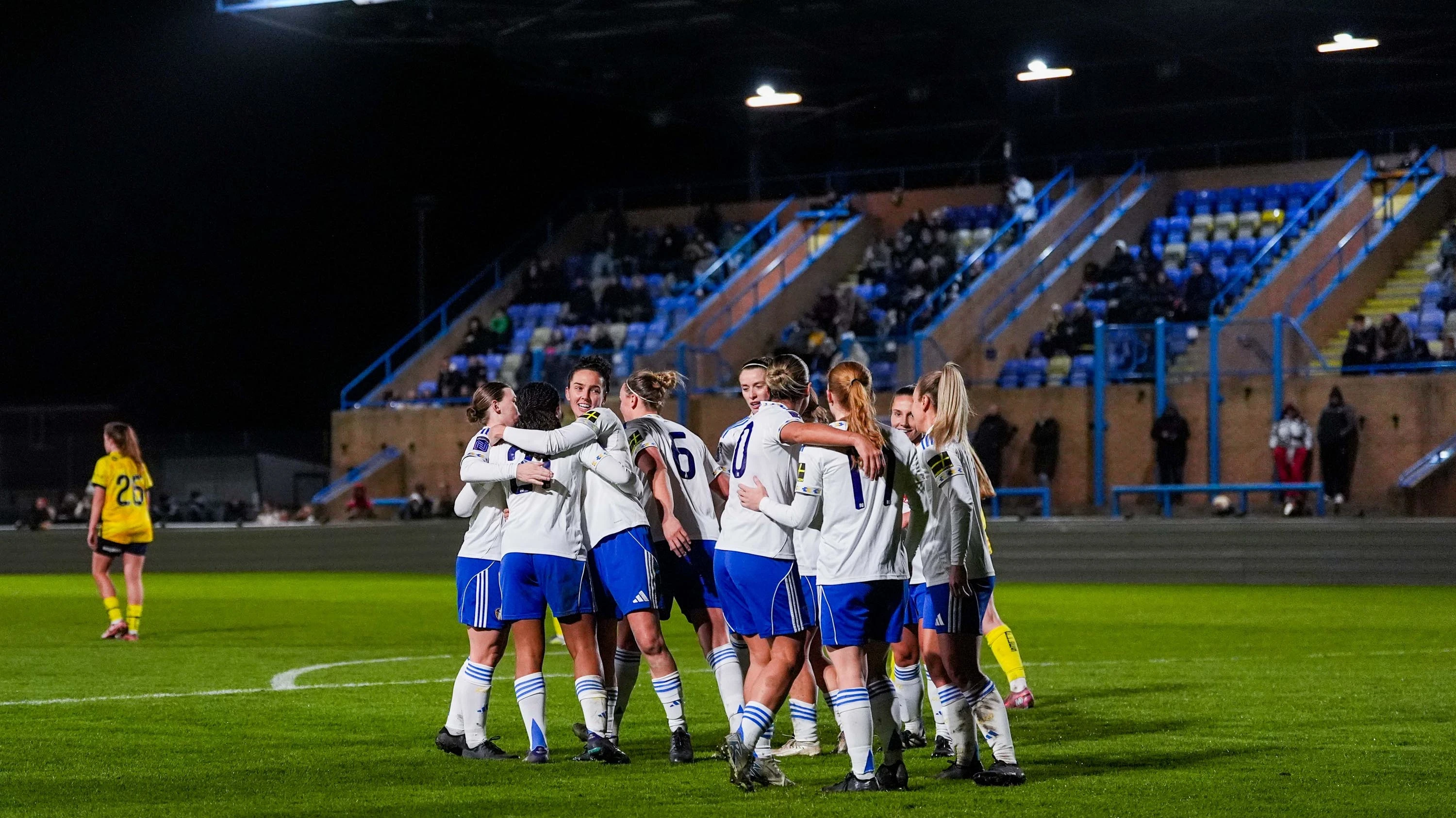 Gibrill-Keating celebration vs Doncaster