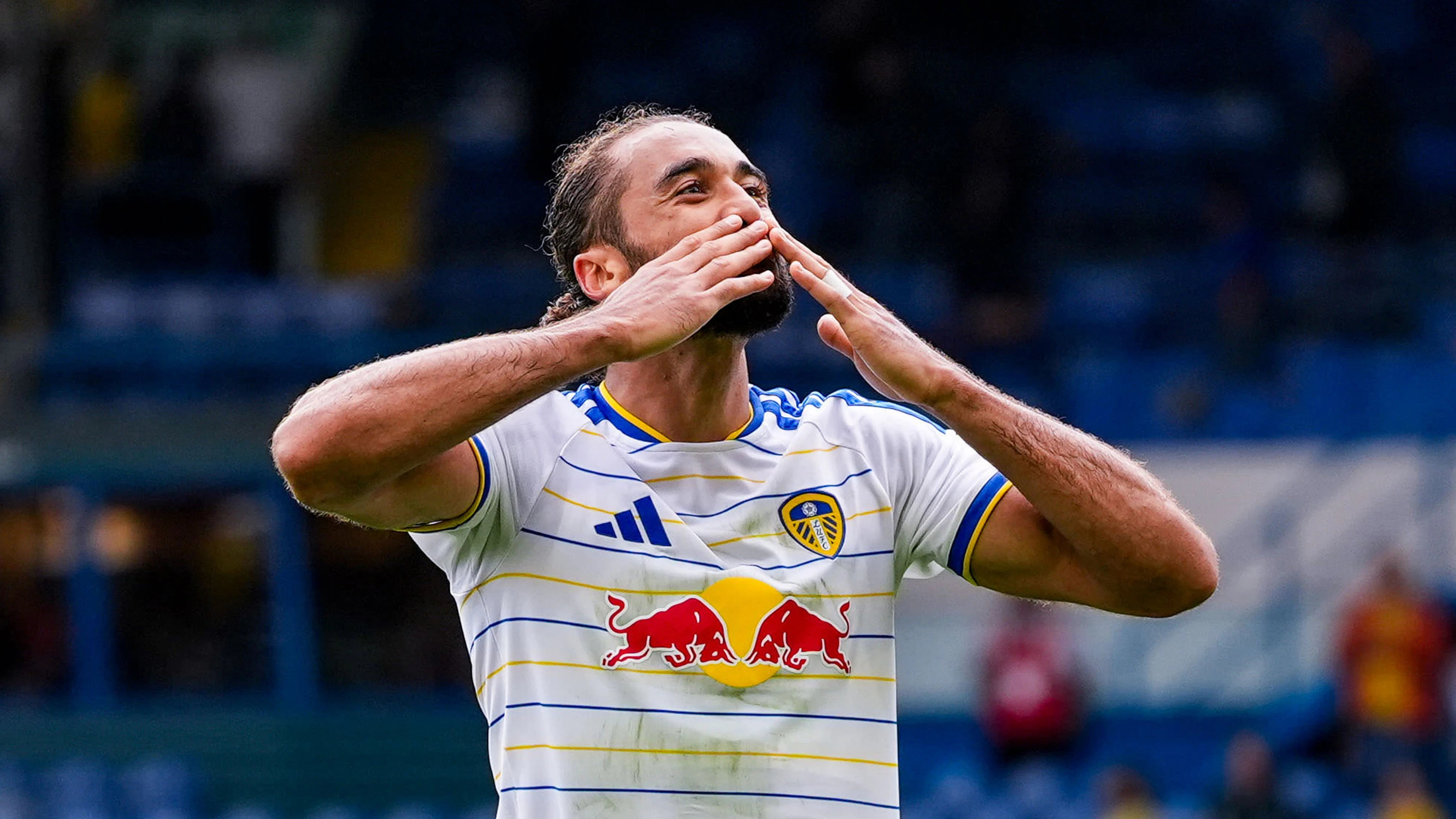 Dominic Calvert-Lewin Brentford Aug 26 Blowing kiss
