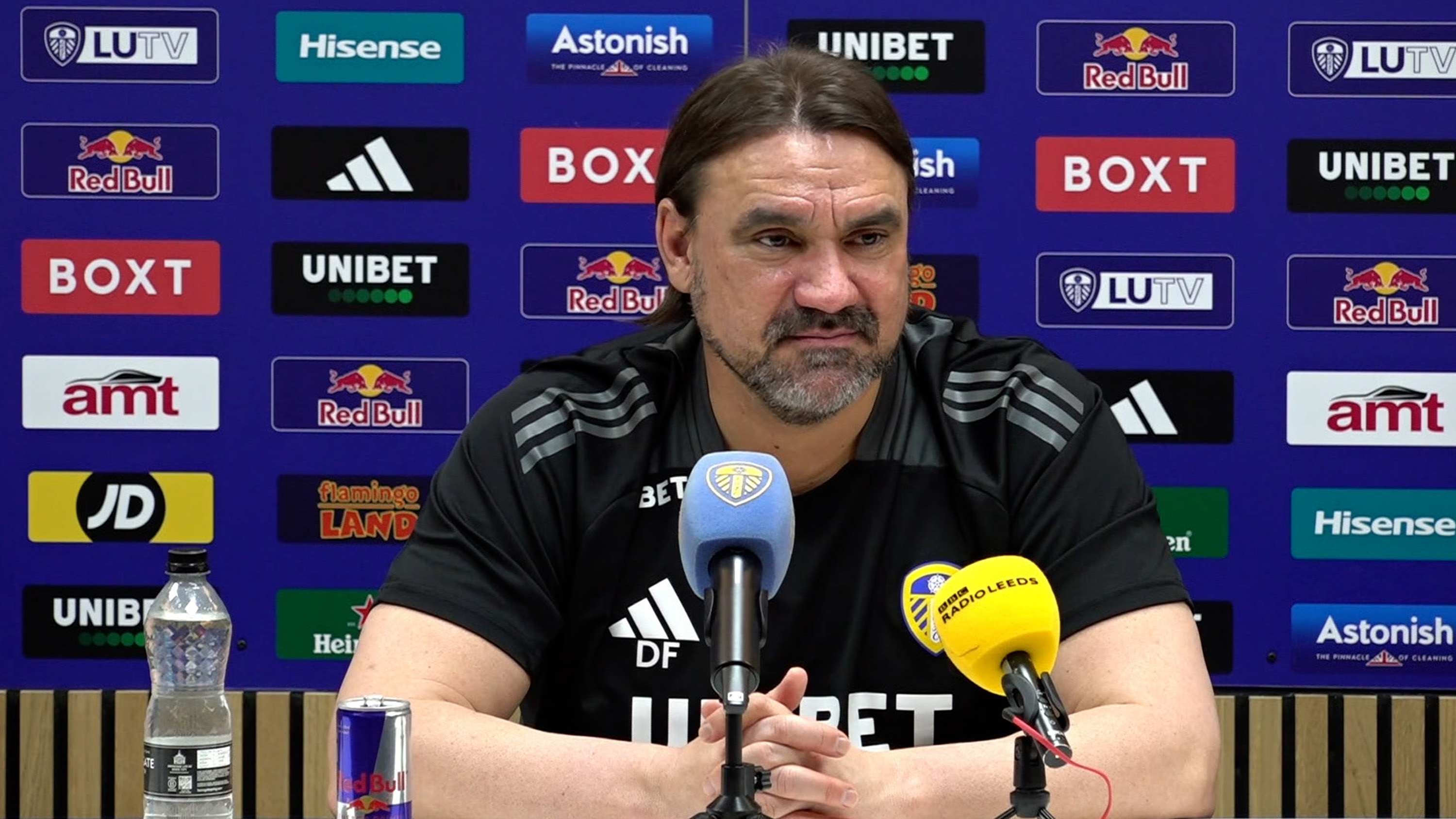 Daniel Farke pre West Brom presser