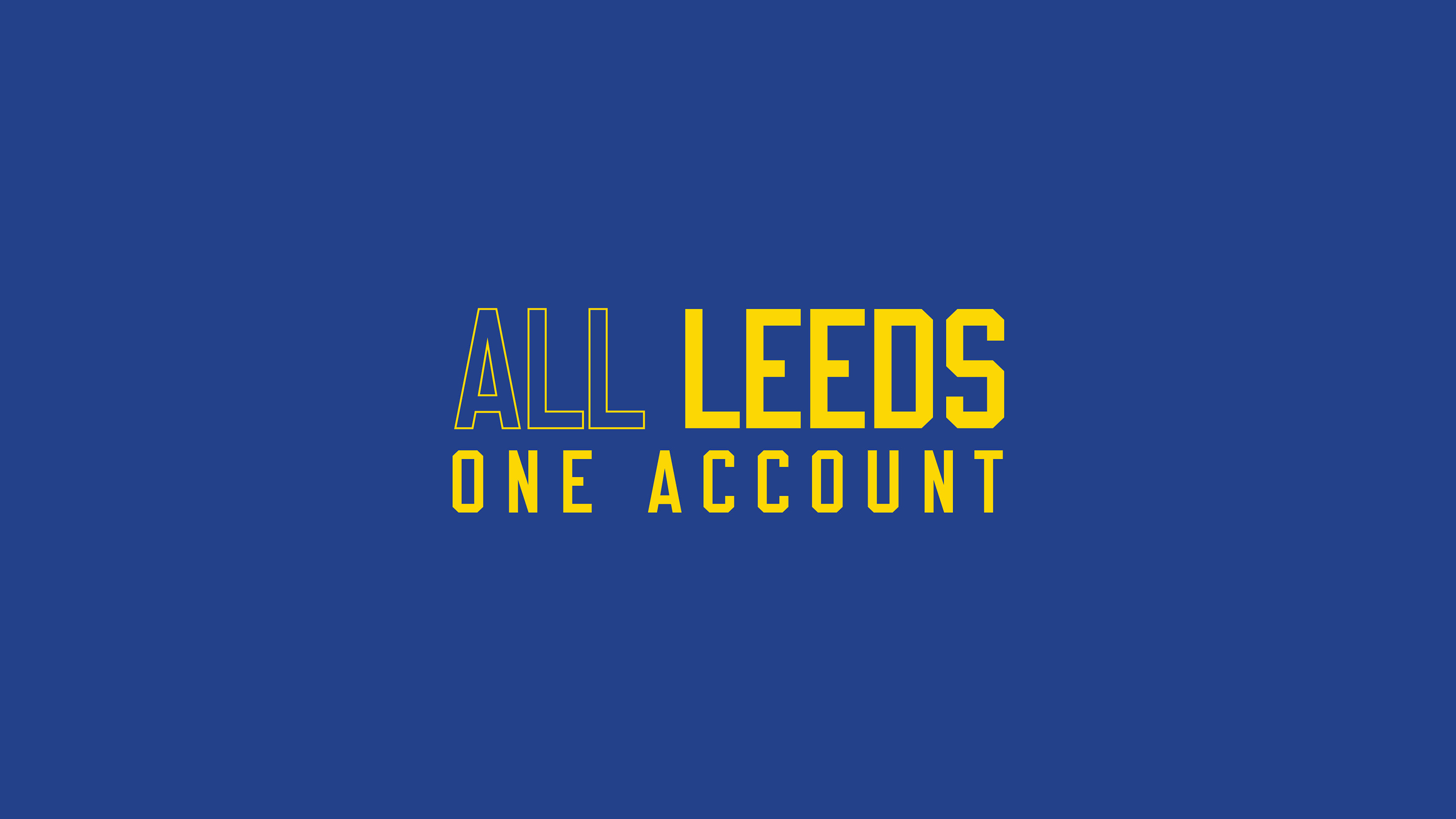 SSO Header (All Leeds, One Account)