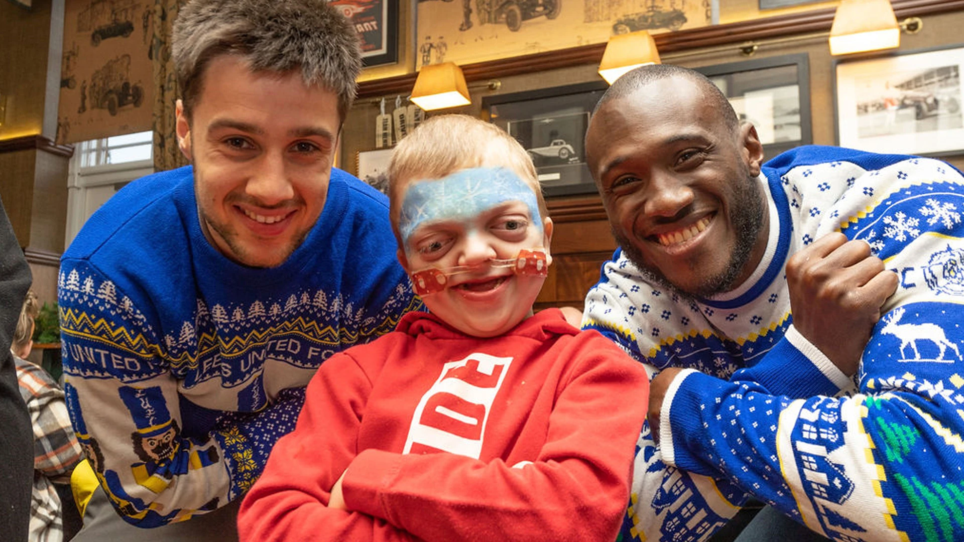 Gruev, Meslier and Guilavogui at Martin House Xmas