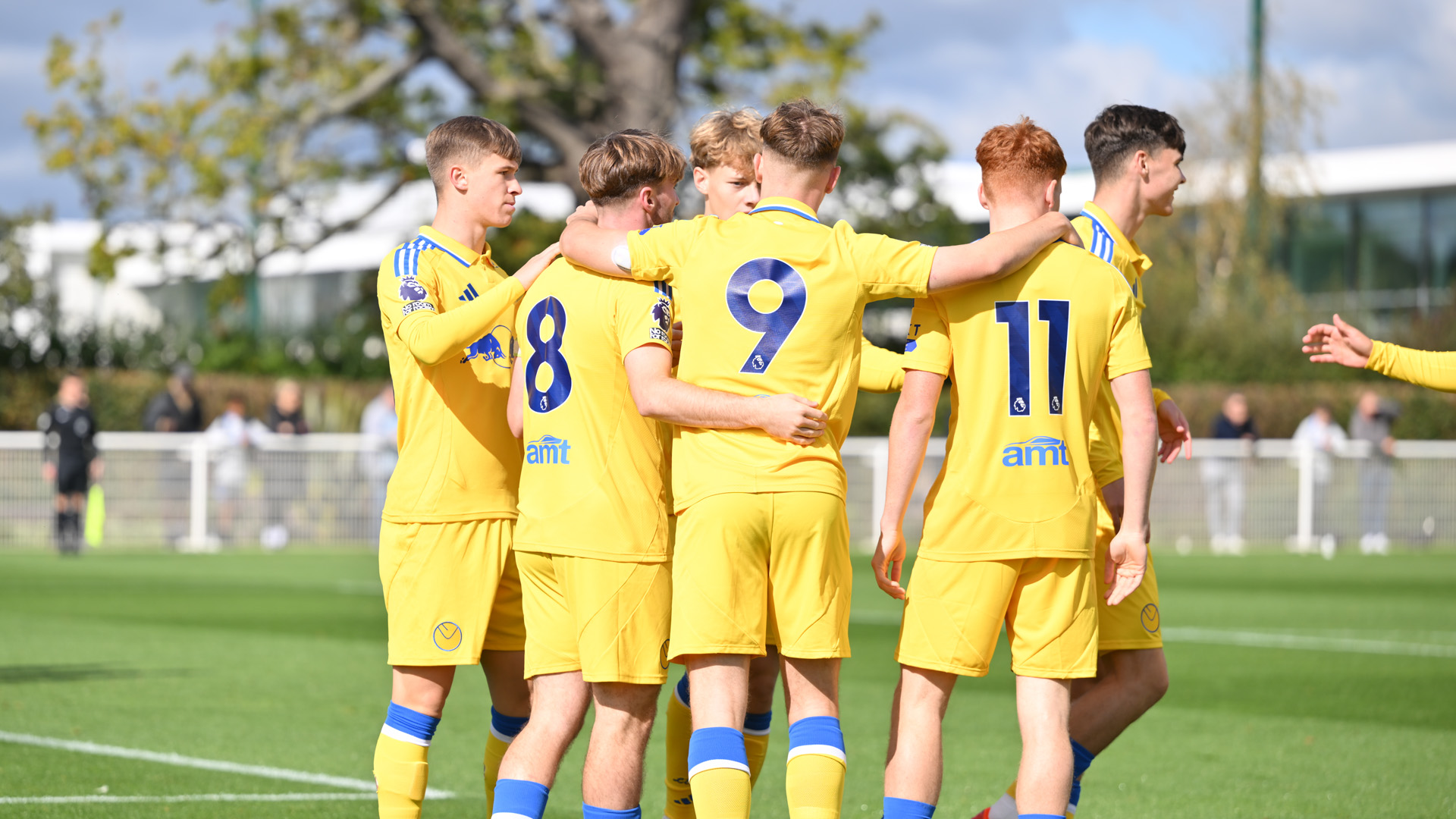Group celebration vs Spurs U21