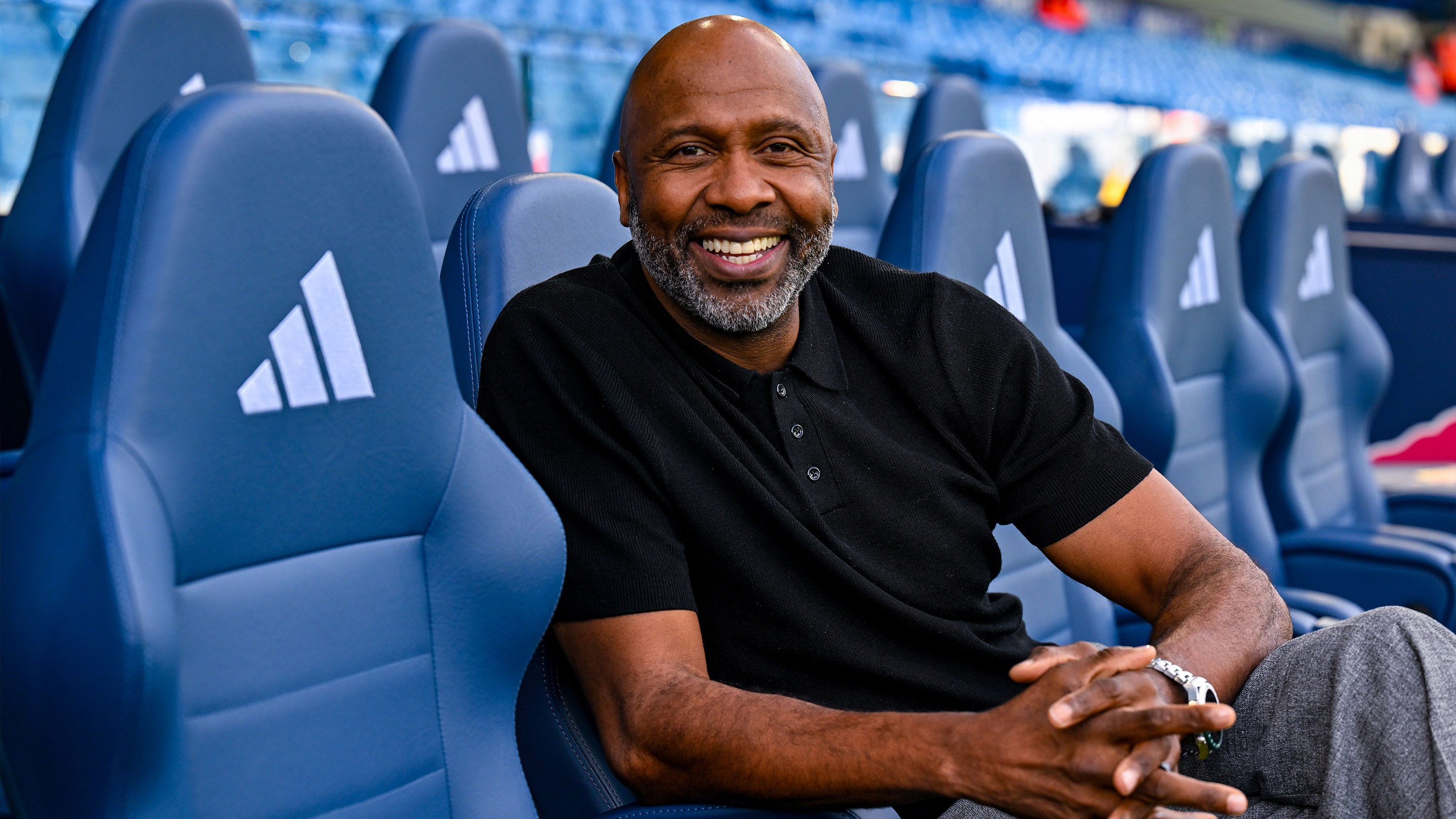 Lucas Radebe Crystal Palace Sep 24 Ambassador Announcement 1