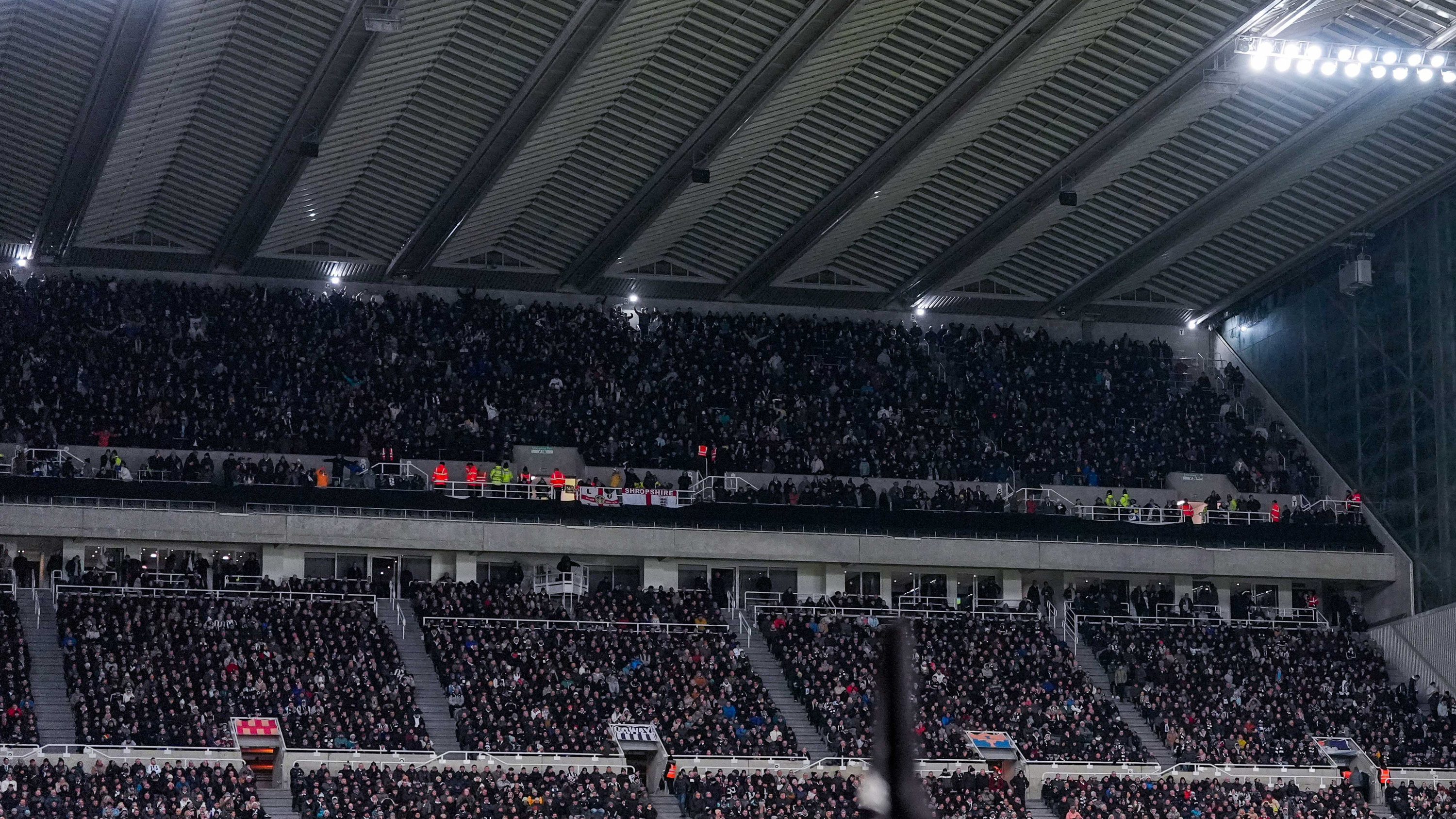 Fans at St. James' Park