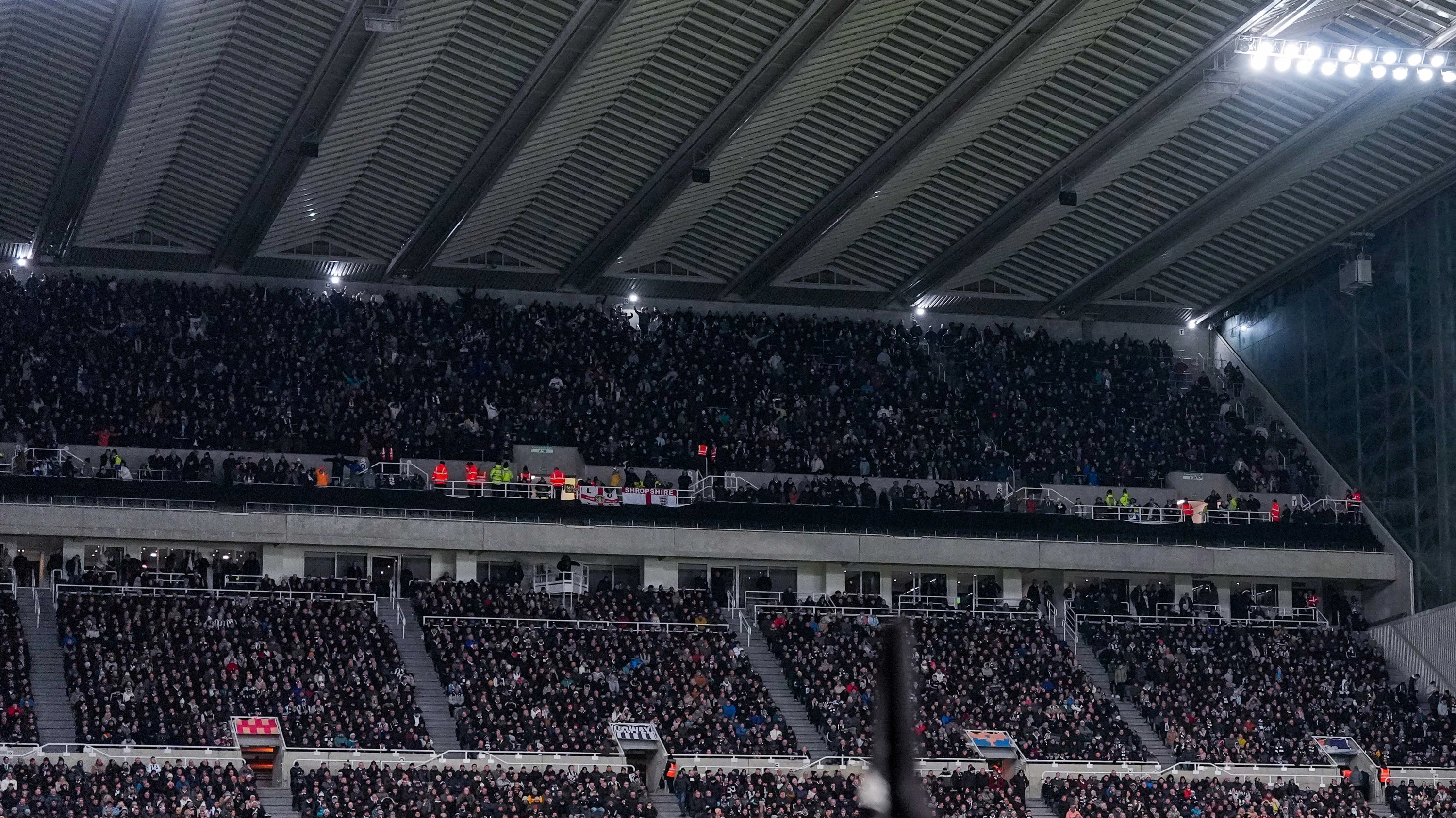Fans at St. James' Park