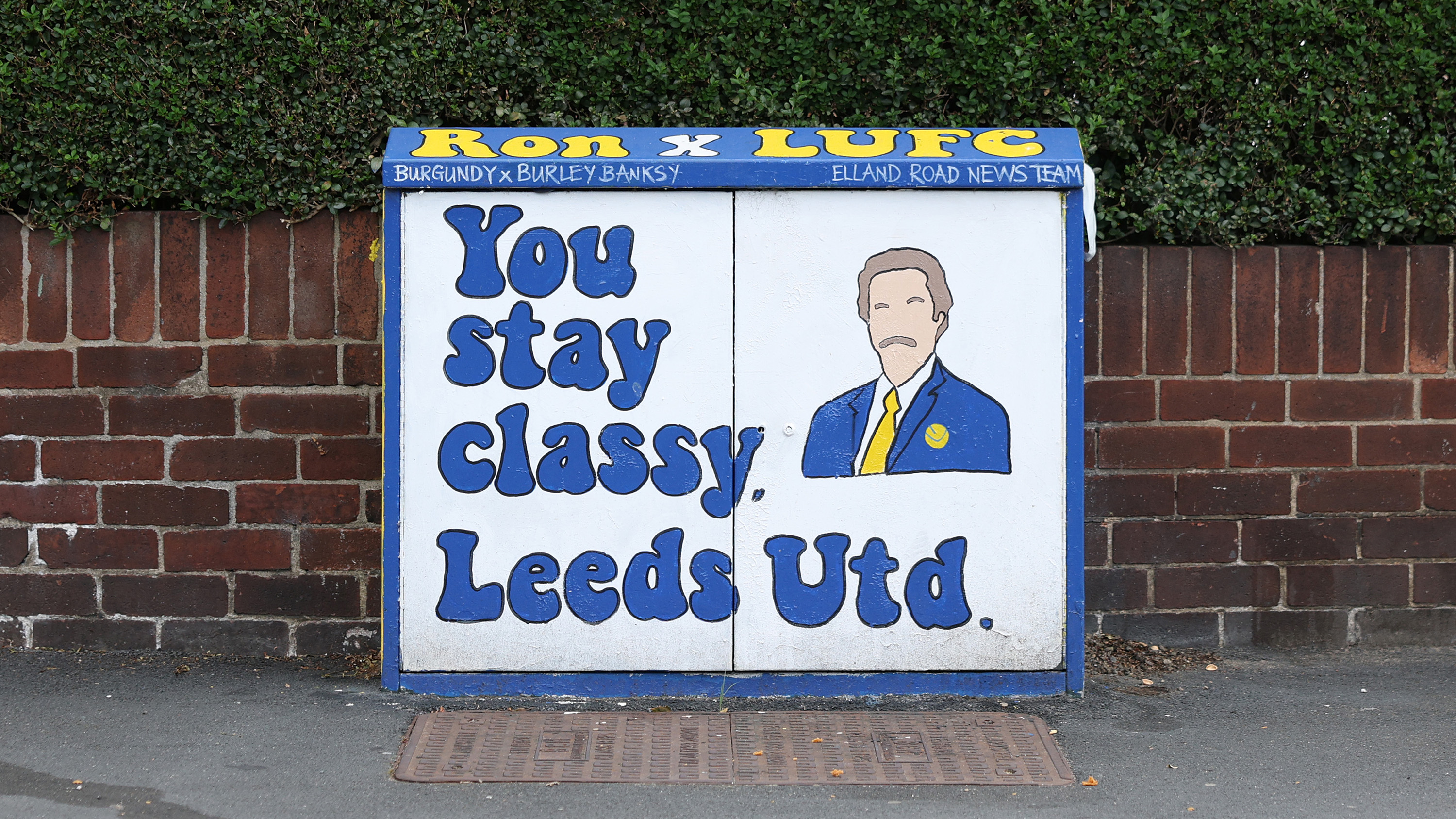 Ron Burgundy Box Elland Road