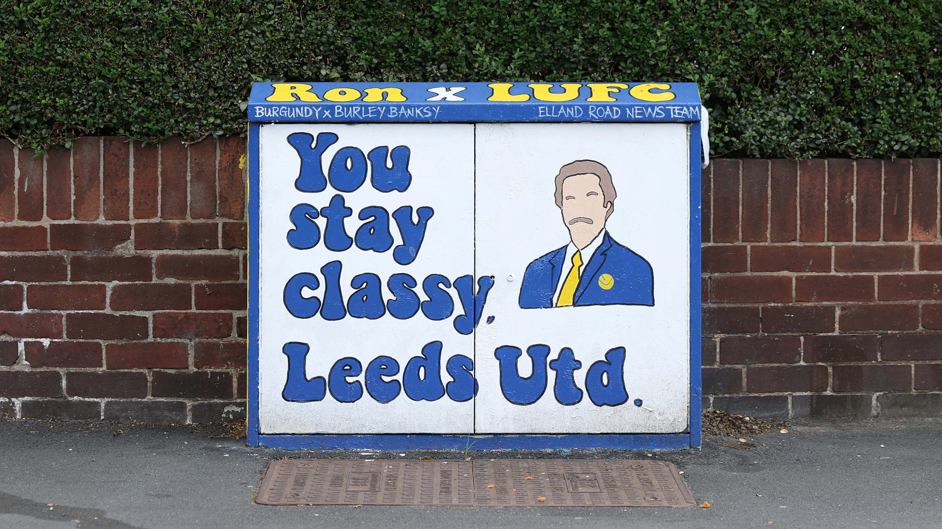 Ron Burgundy Box Elland Road