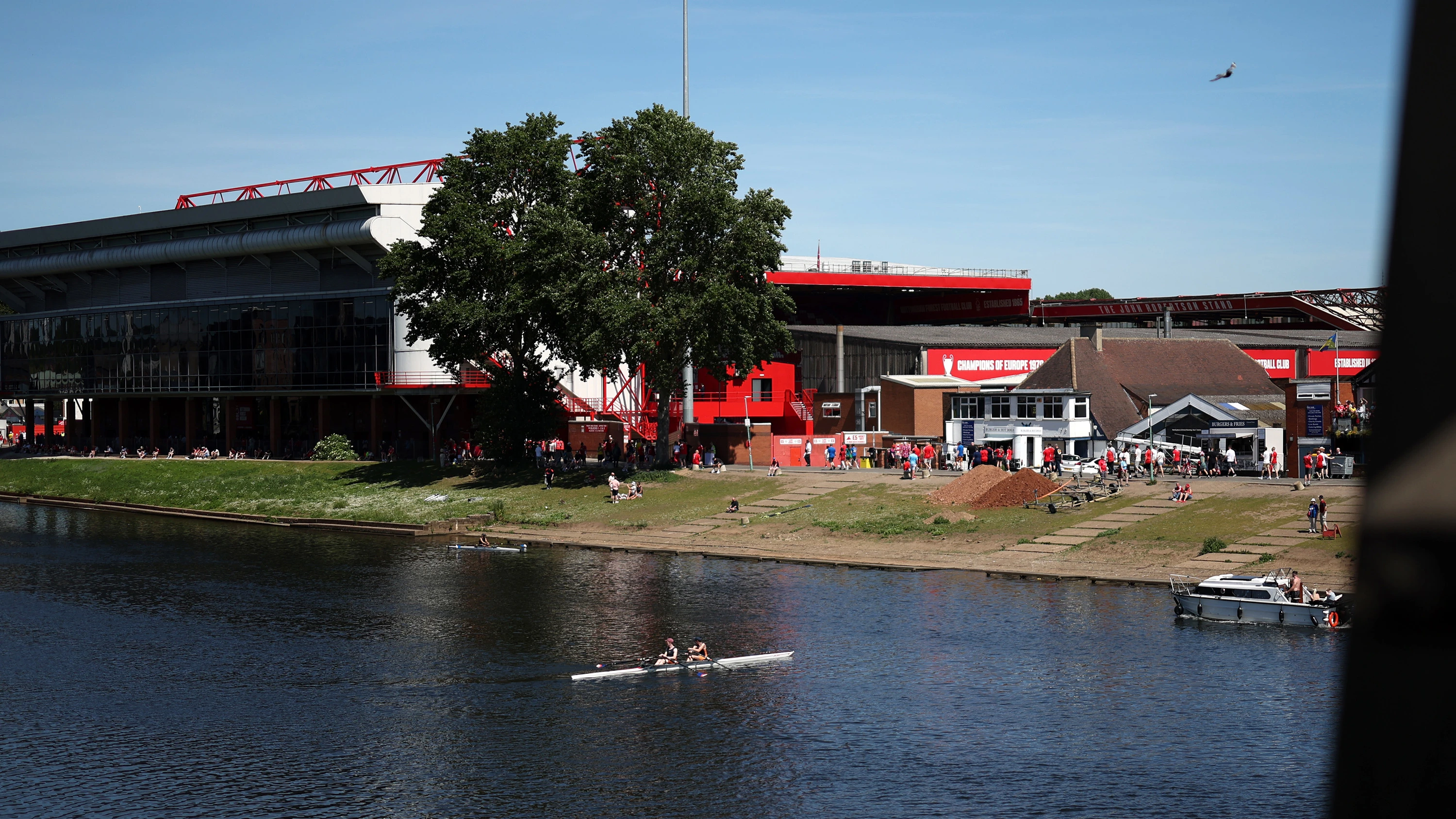 City Ground Nottingham May 25 External Stadium River