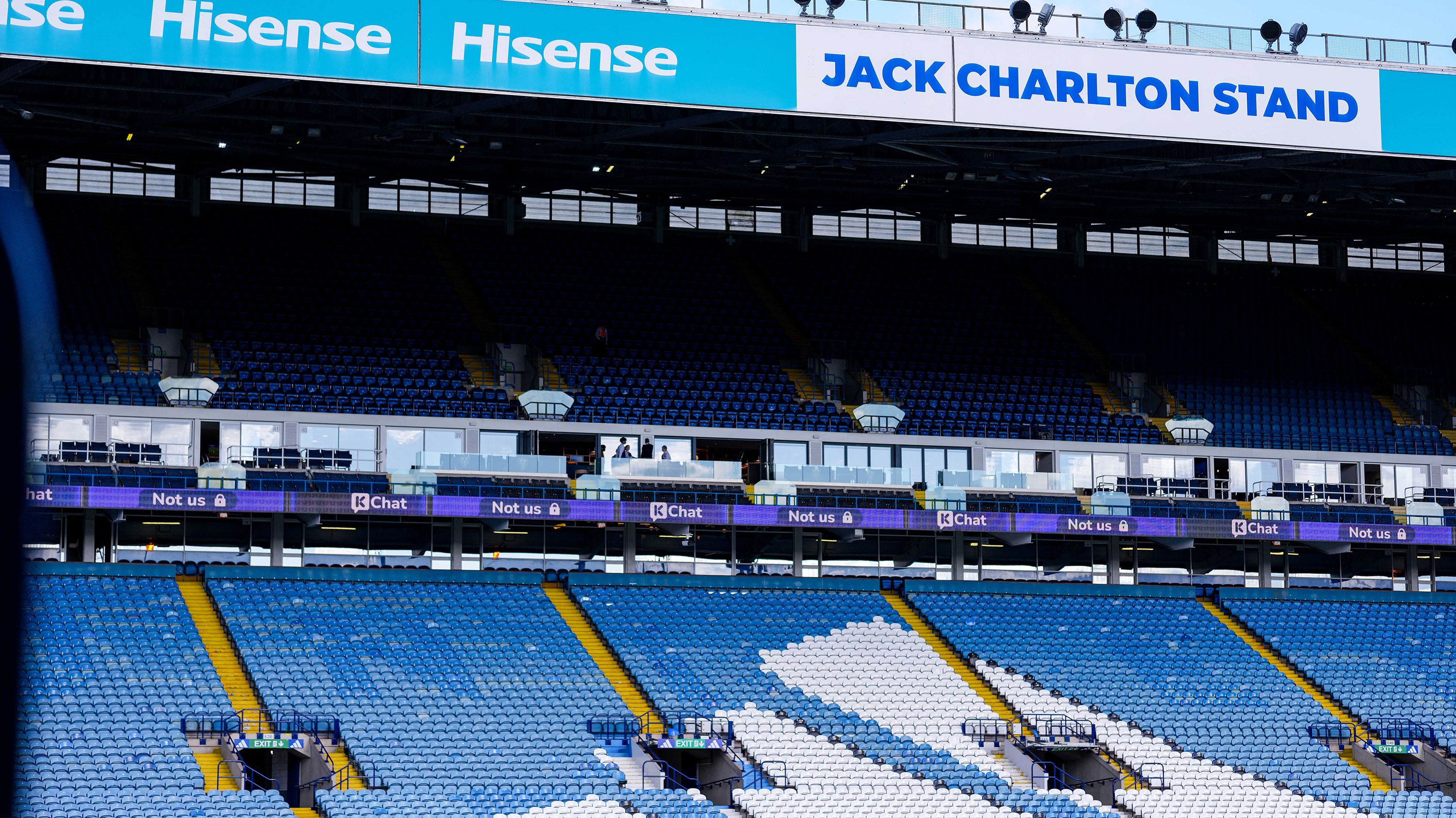 Elland Road Newcastle Sep 14 East Stand close up