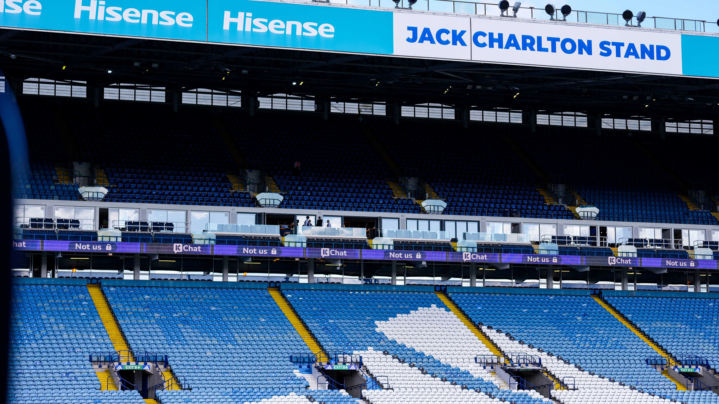 Elland Road Newcastle Sep 14 East Stand close up