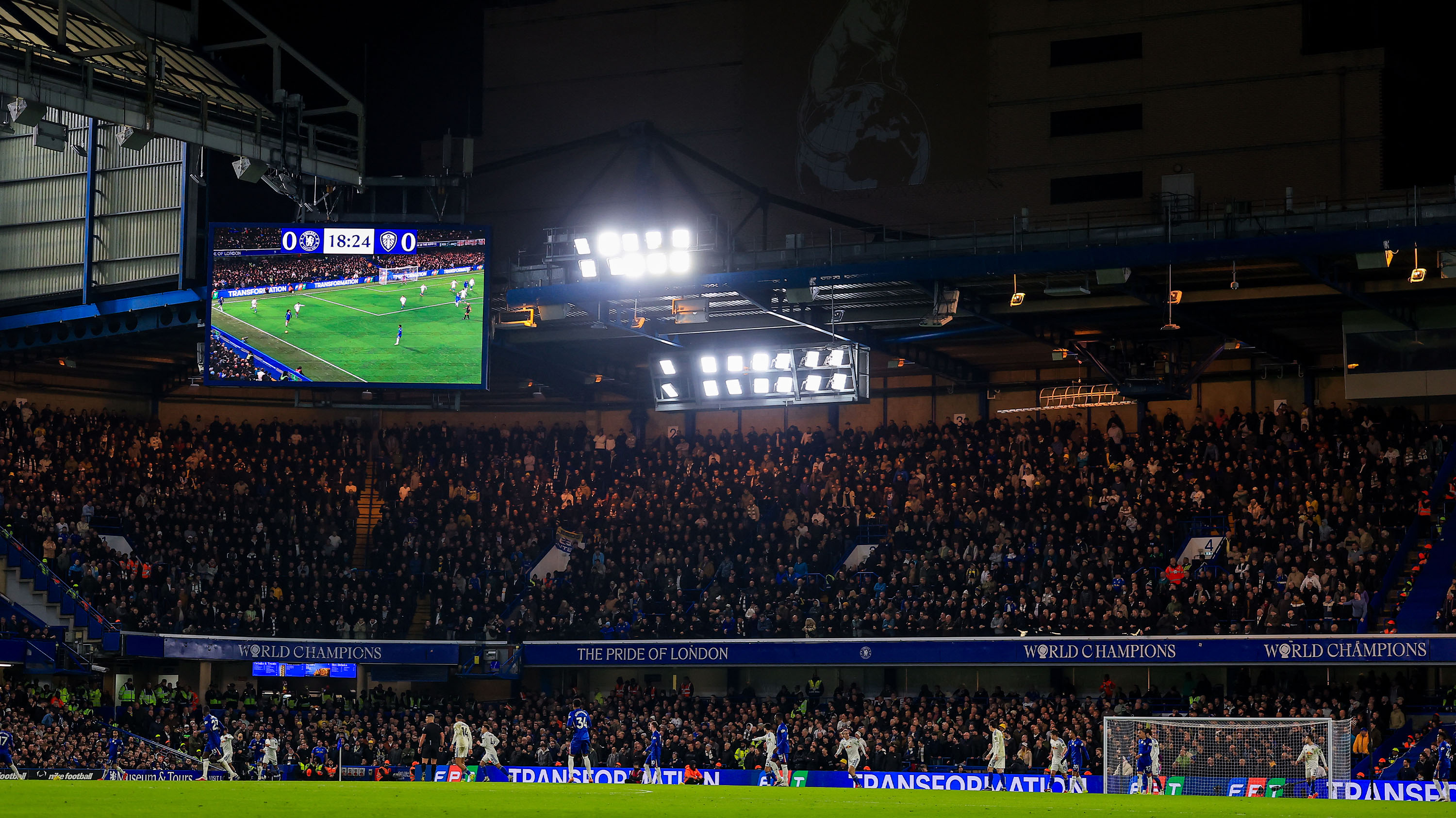 Stamford Bridge Chelsea EFL Cup Sep 02 Away Fans