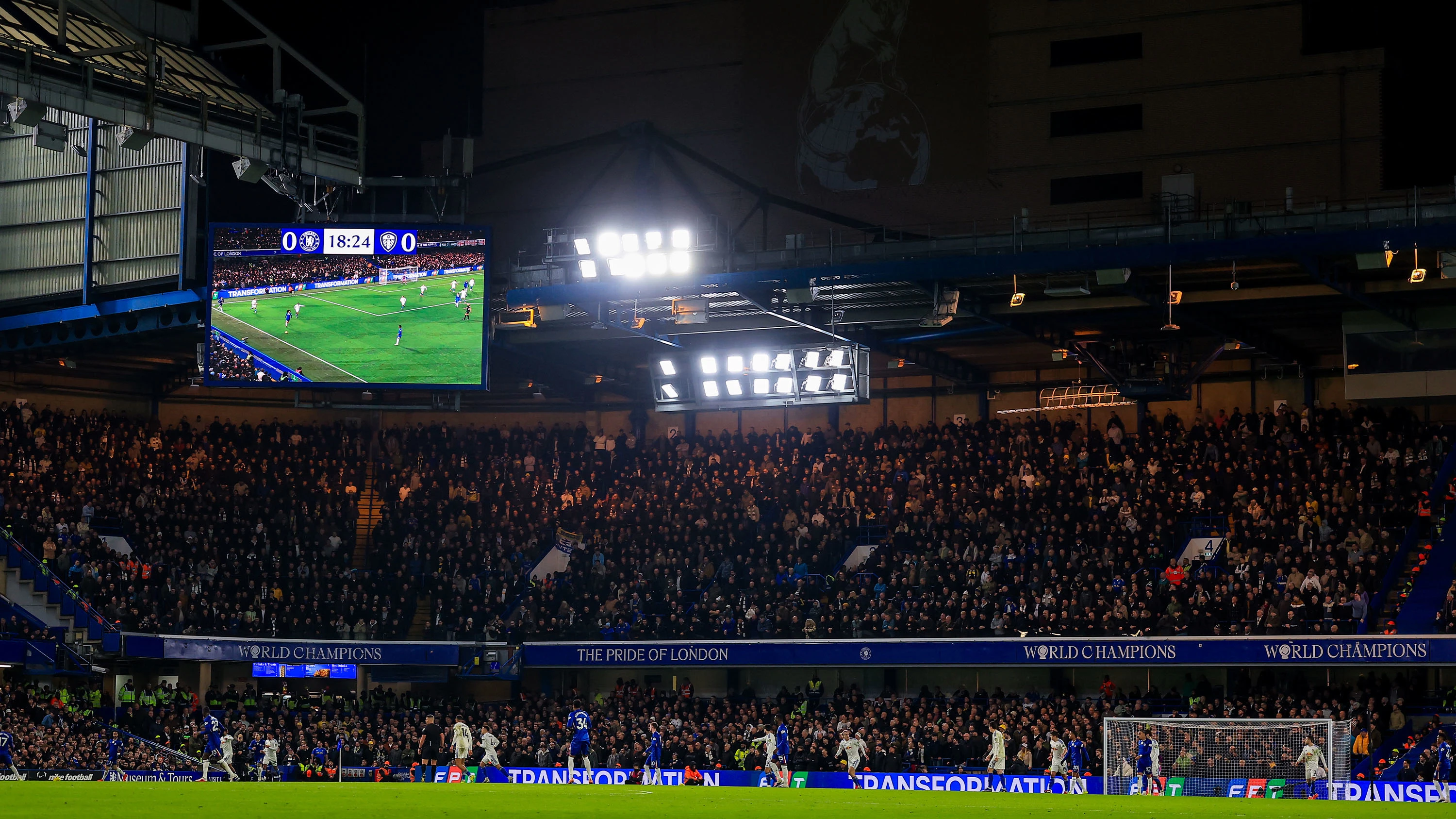 Stamford Bridge Chelsea EFL Cup Sep 02 Away Fans