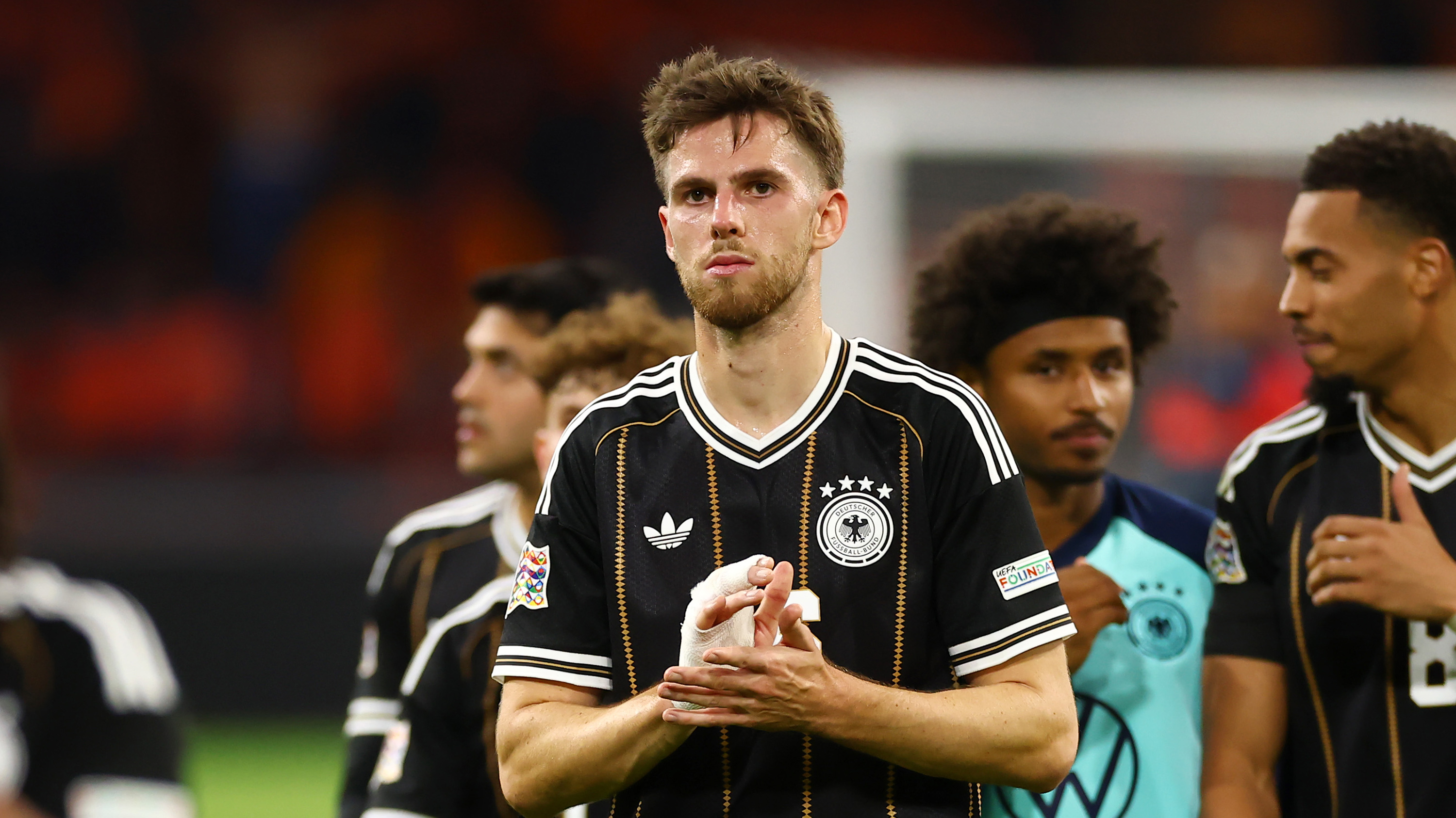 Anton Stach Germany Netherlands Sept 26 Clapping post match