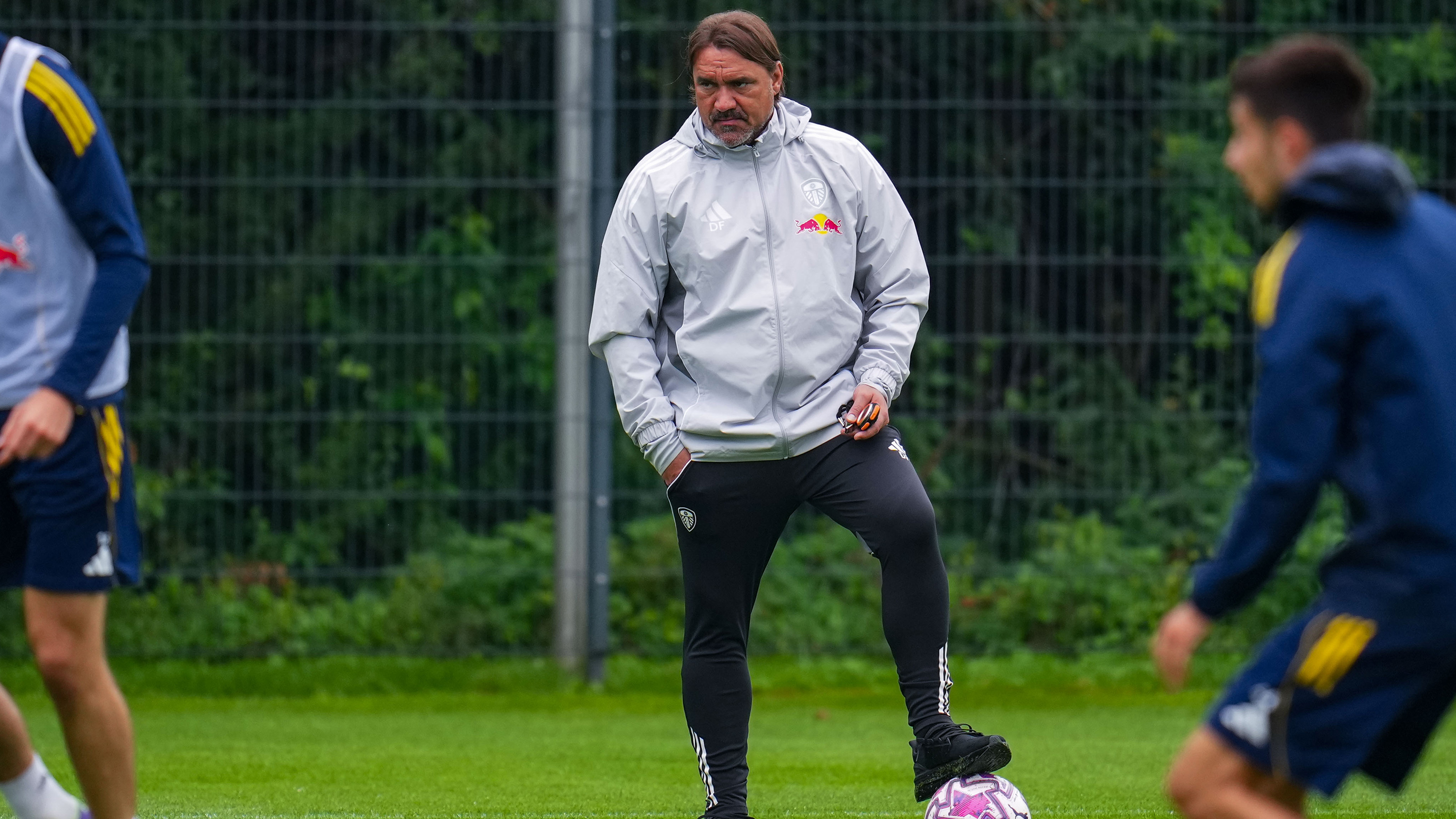 Daniel Farke Foot on the ball