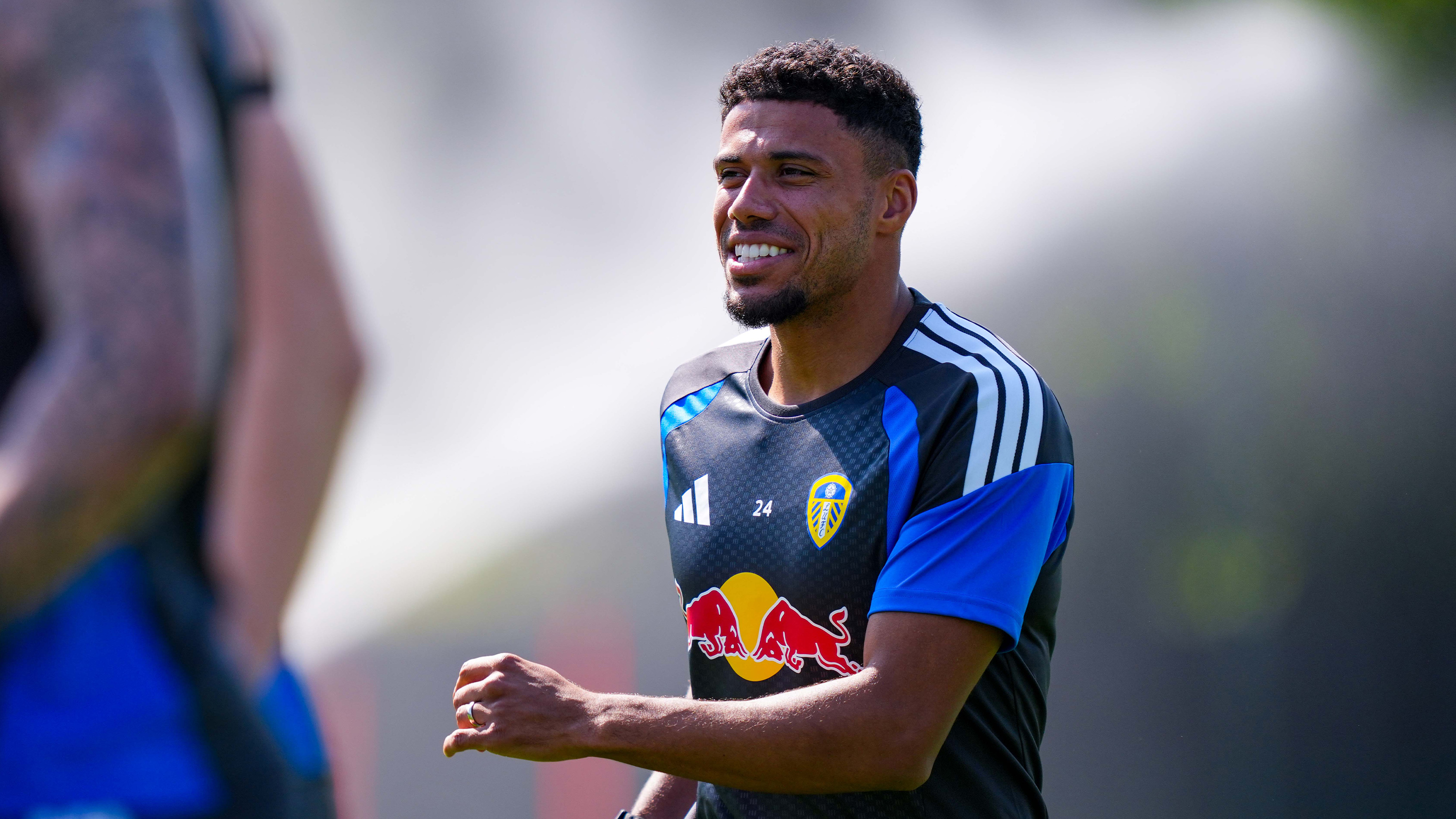James Justin Training Thorp Arch Jul 26 Warming Up
