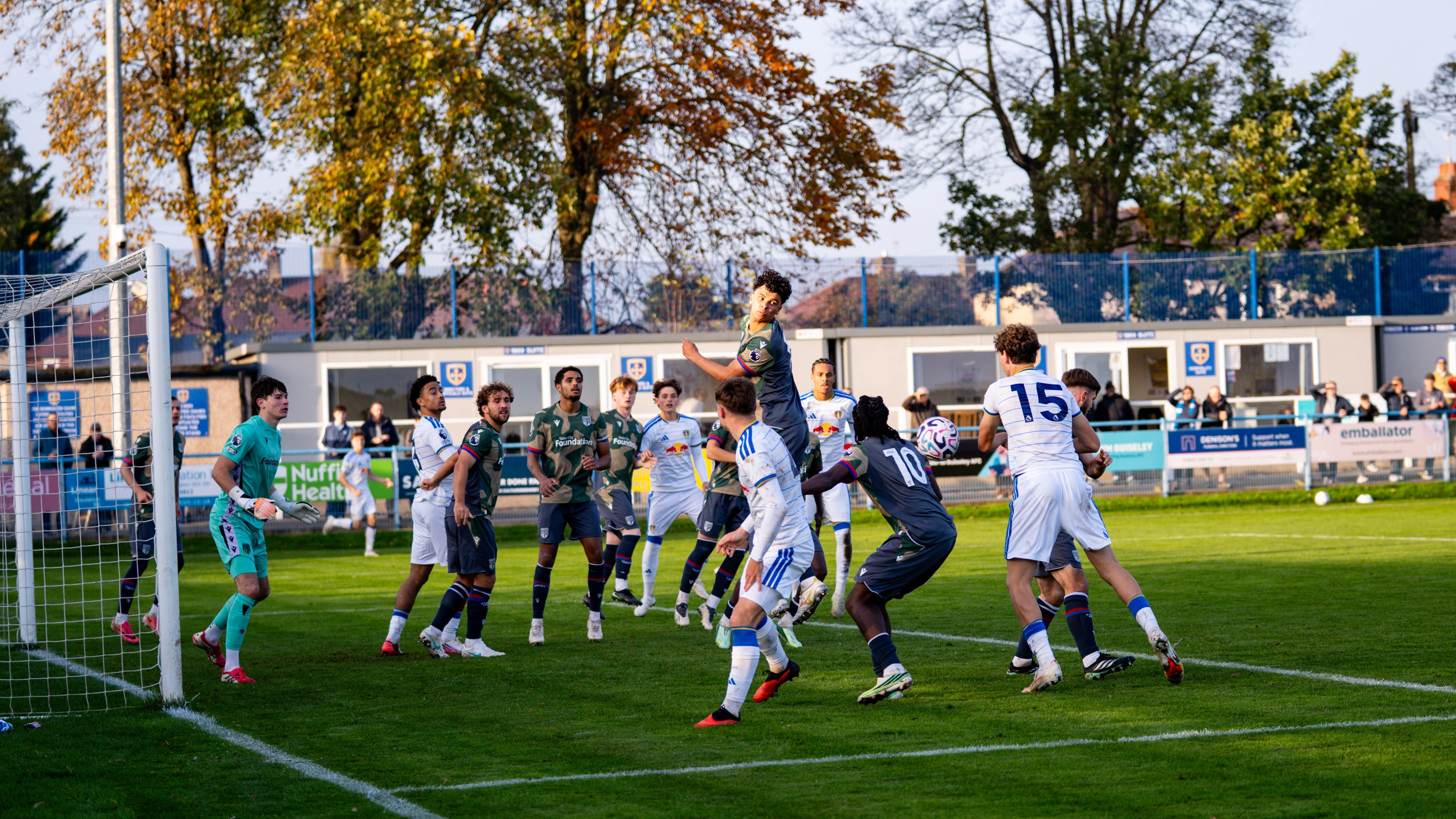 Corner vs Stoke City U21 Oct 26 action